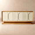 THE ONE × Anderson — Leather and Wood Credenza