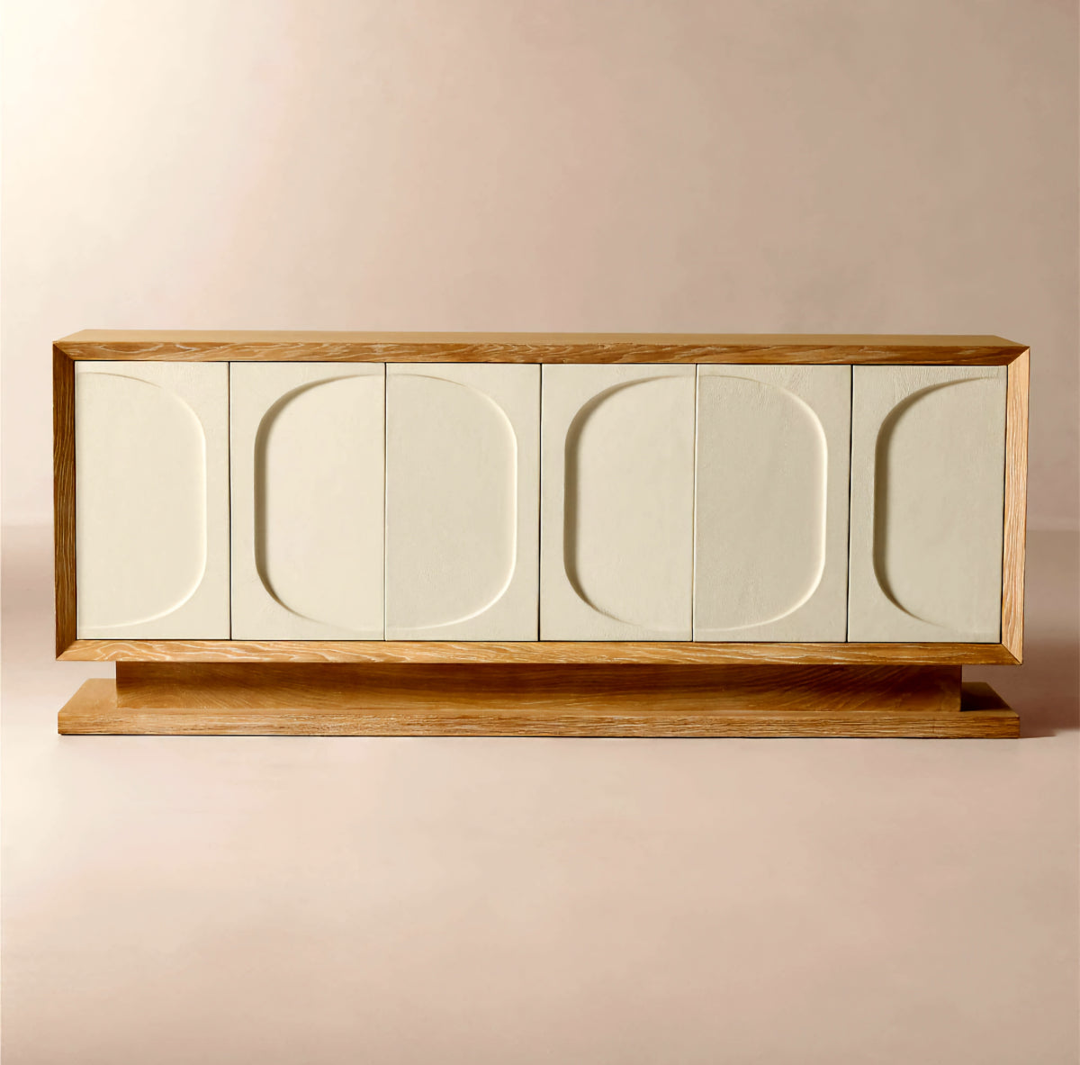THE ONE × Anderson — Leather and Wood Credenza