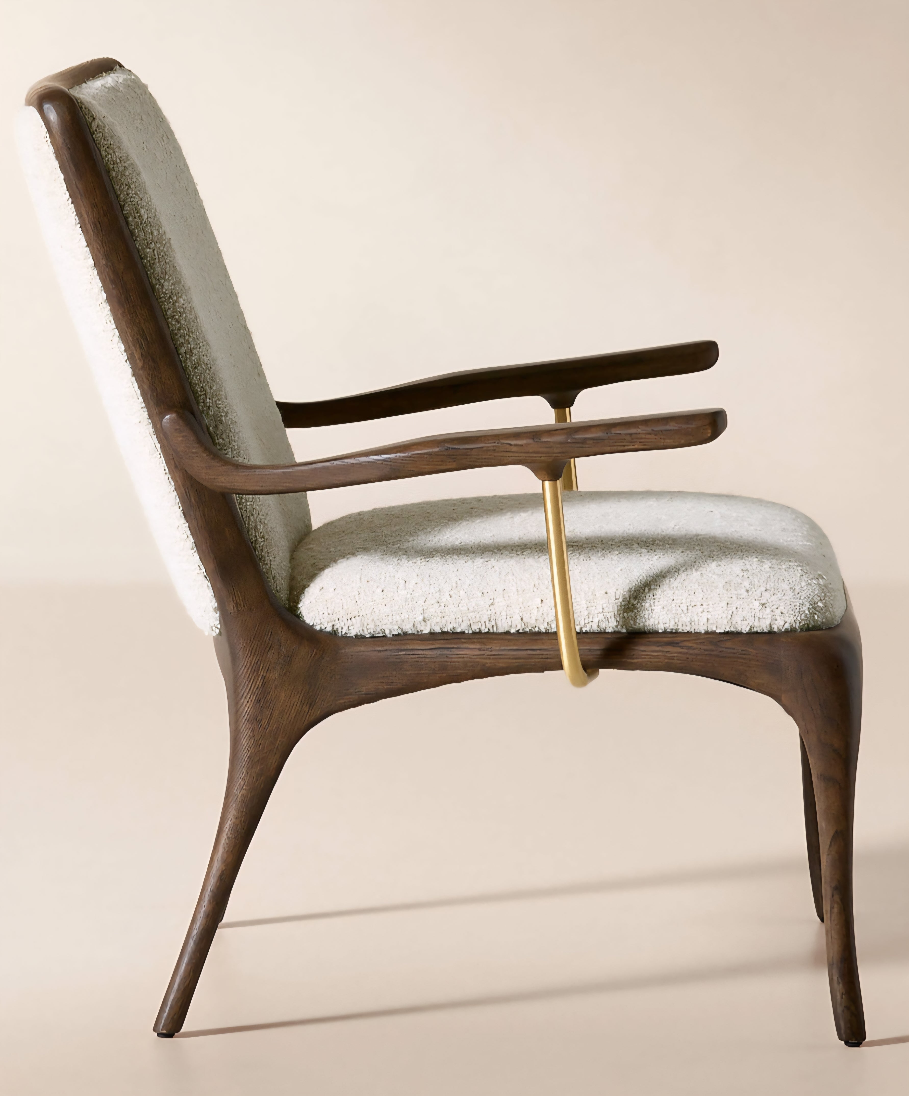 THE ONE × Colby — Faux Mohair Accent Chair