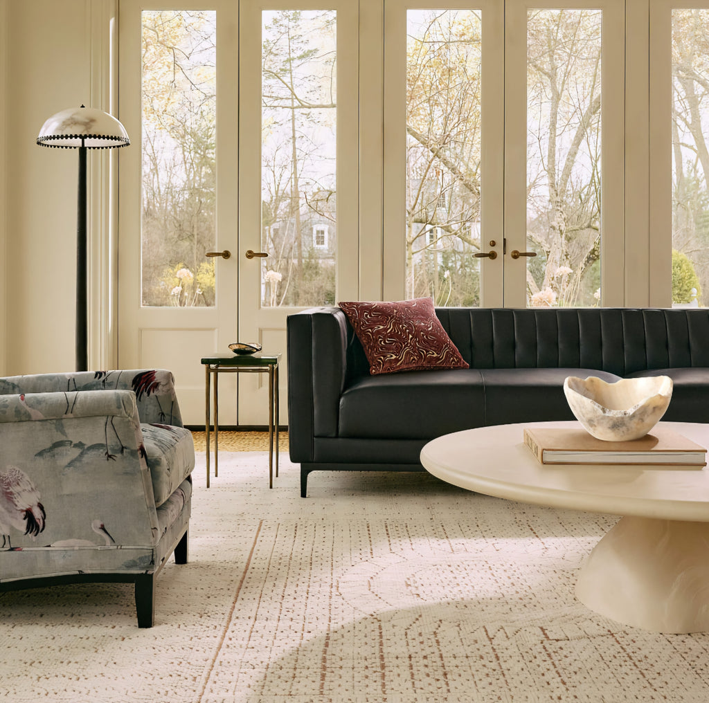 THE ONE × Calero — Hand-Knotted Warm White New Zealand Wool Area Rug