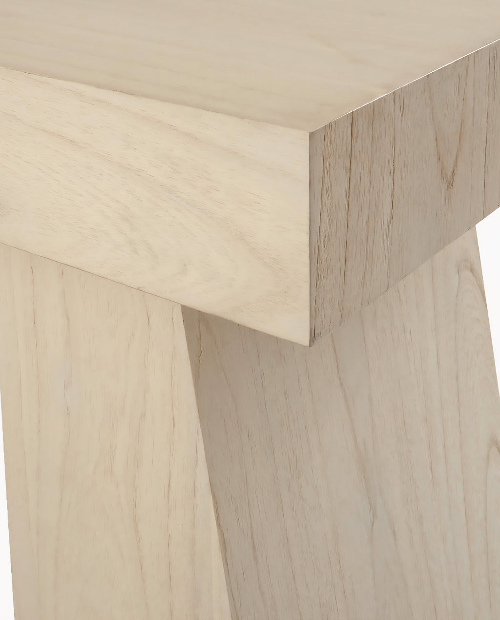 THE ONE × Ridge — Bleached Wood Desk with Drawer
