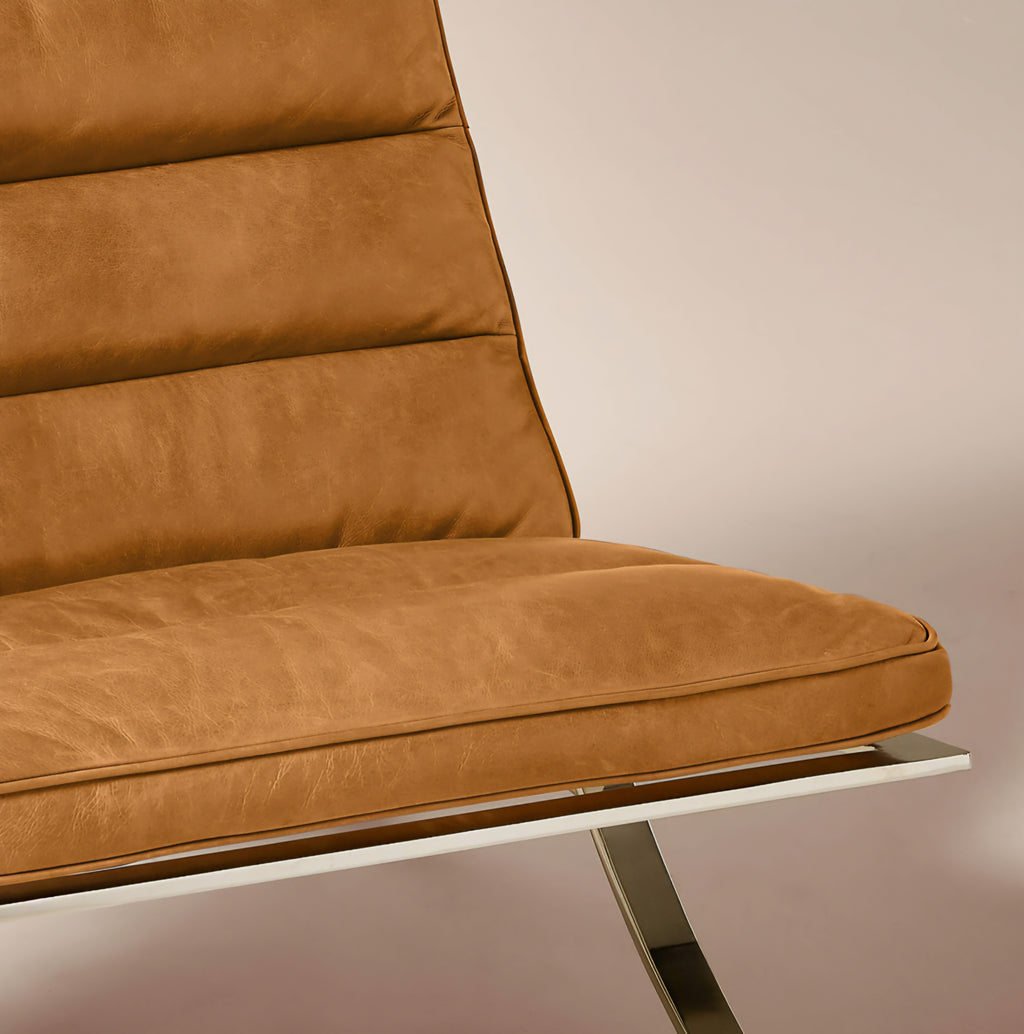 THE ONE × Nordhavn — Saddle Brown Leather Chair