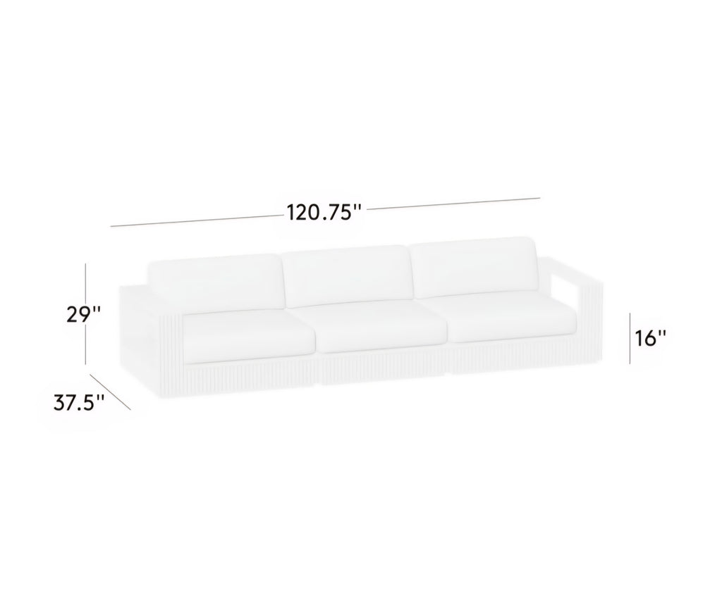 THE ONE × Topia — Teak Outdoor Sectional Collection