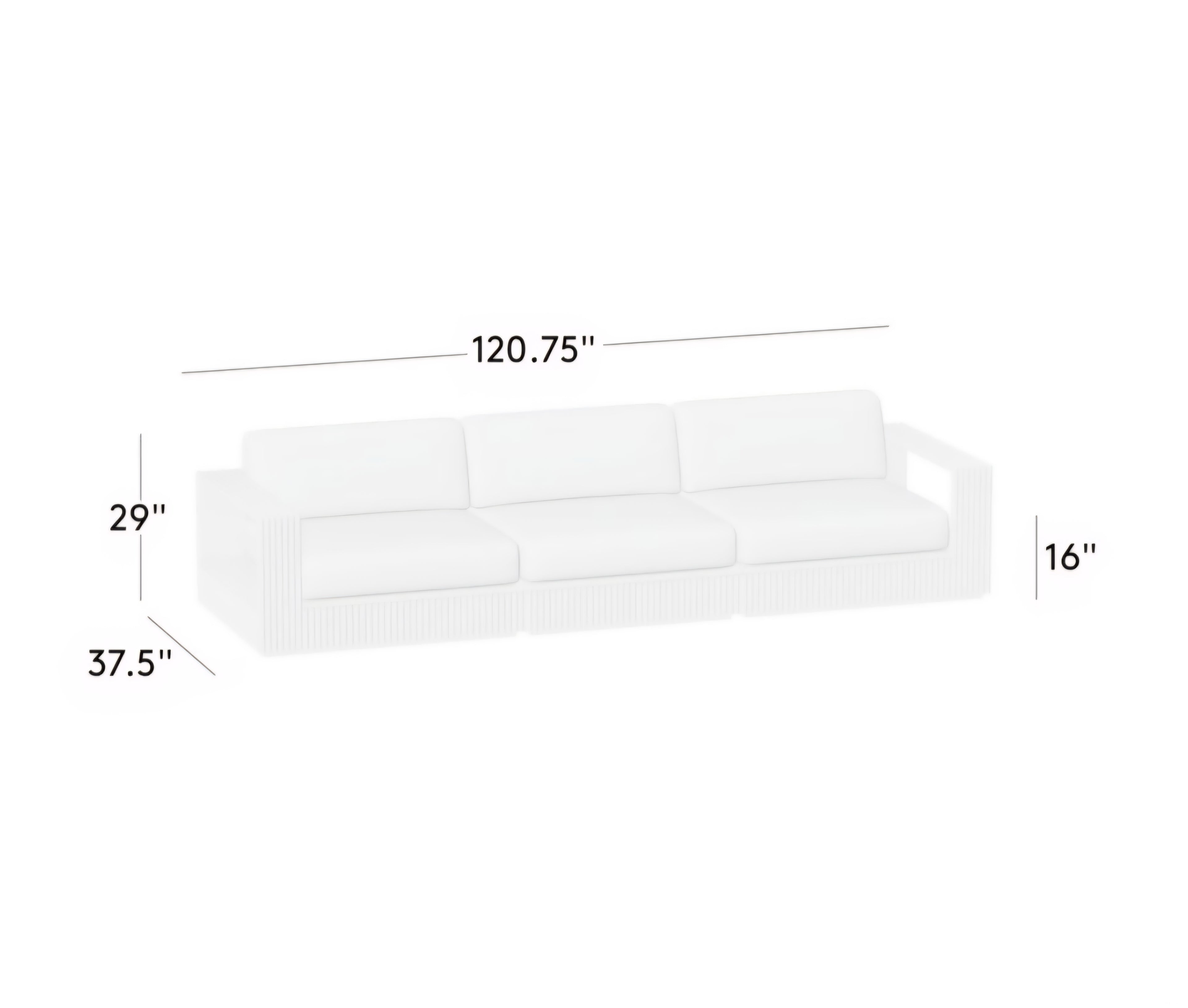 THE ONE × Topia — Teak Outdoor Sectional Collection