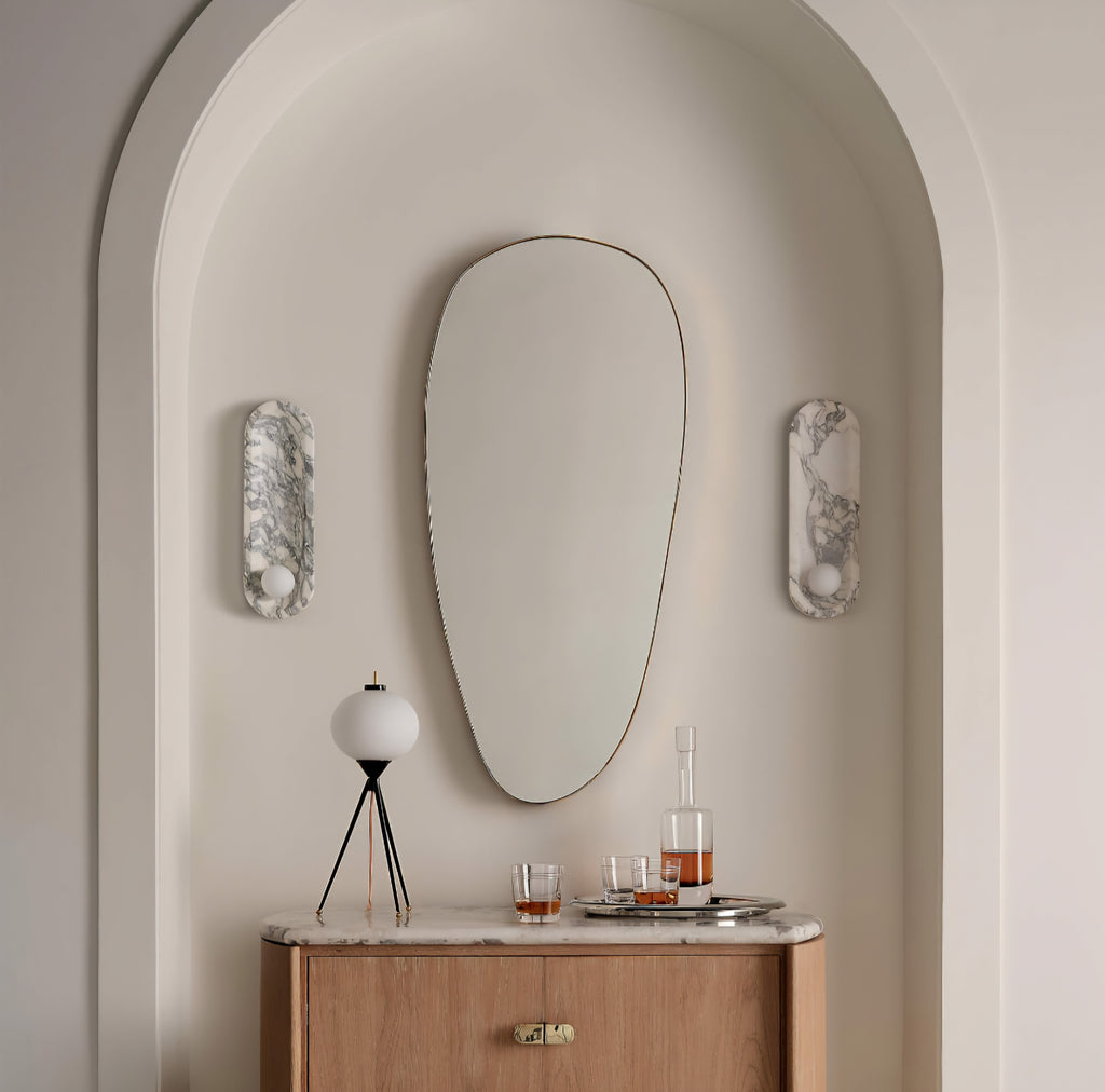 THE ONE × Piero — Round Polished Stainless Steel Serving Tray