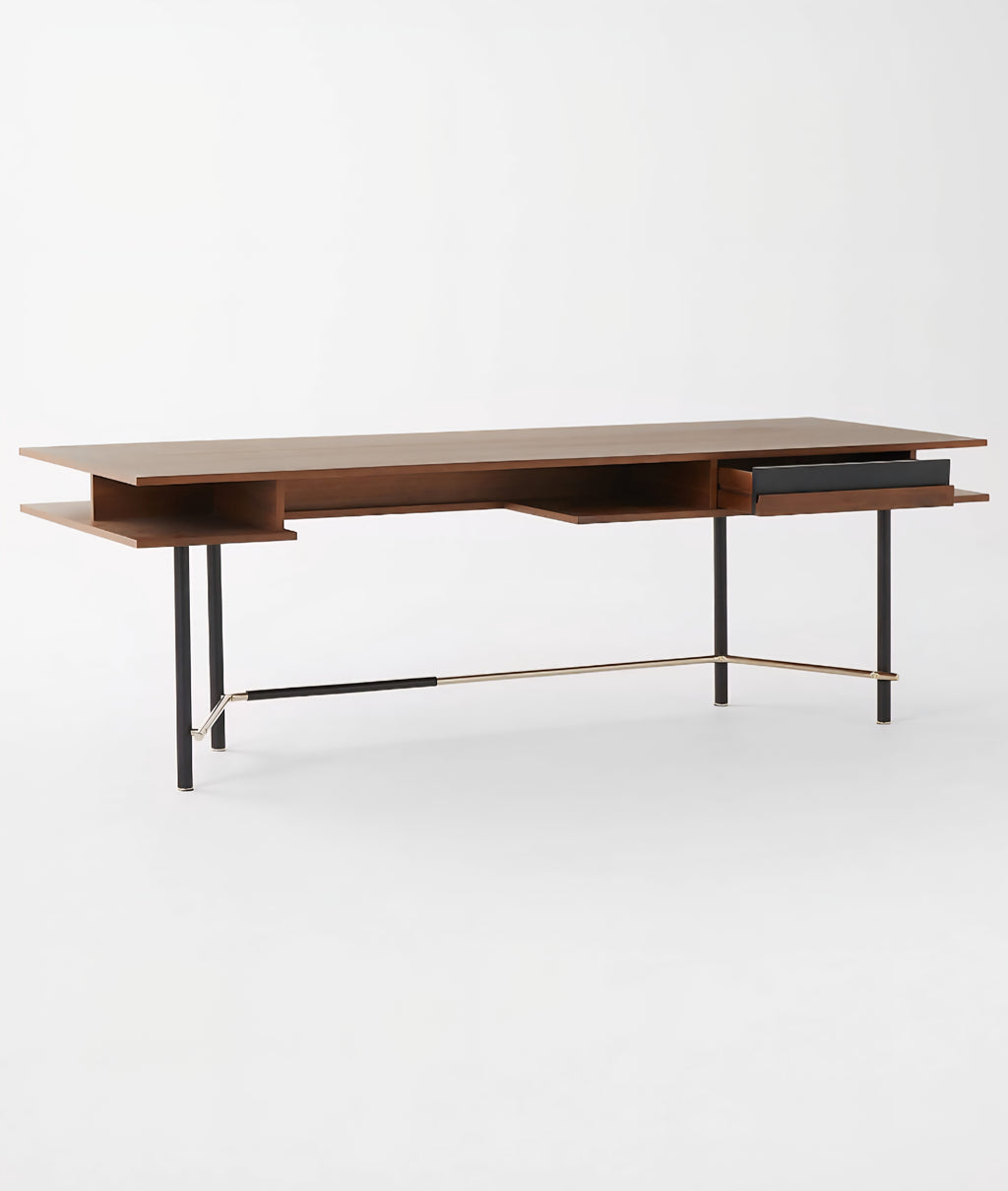 THE ONE × Portofino — Wood Desk (87")