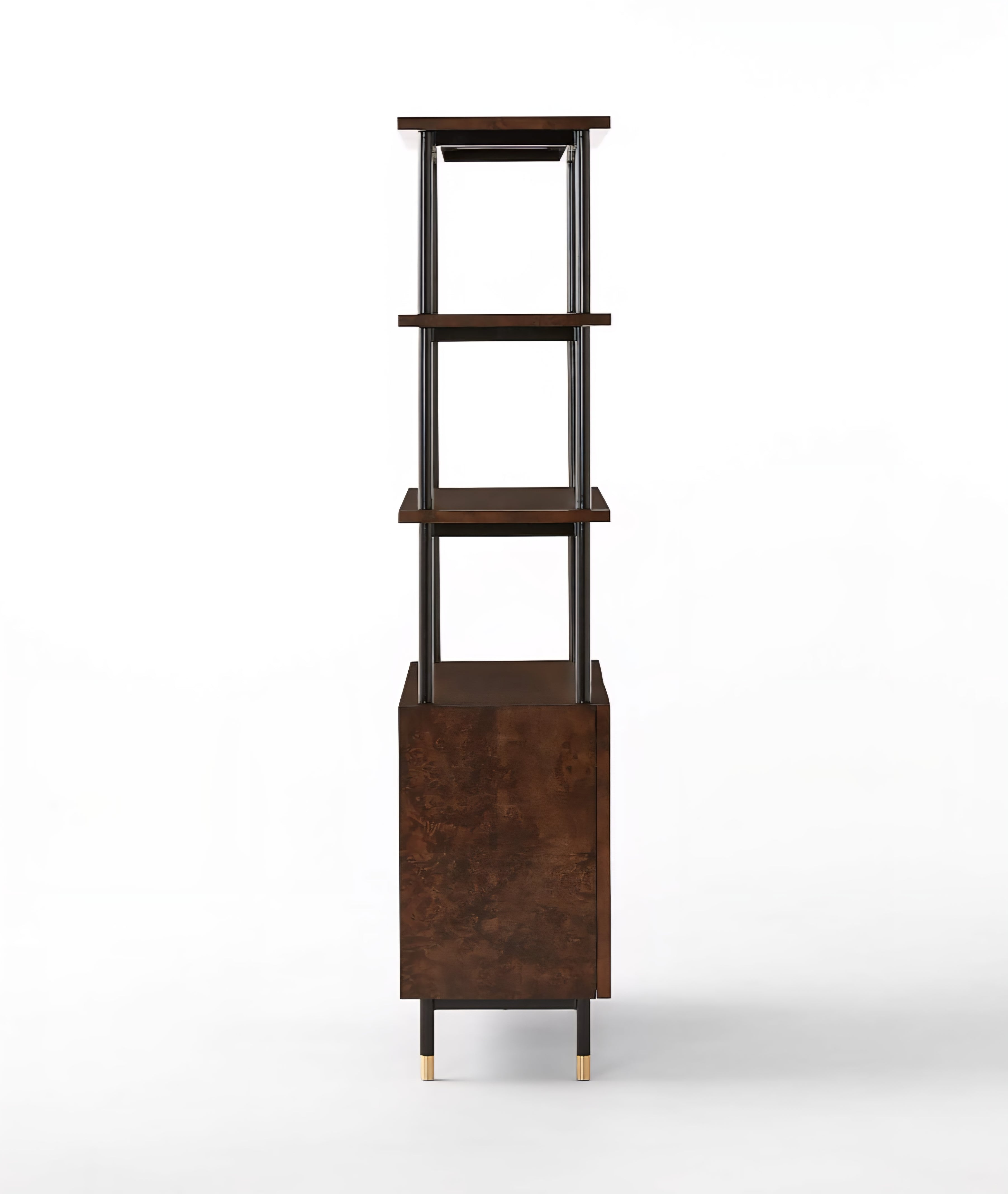 THE ONE × Carbon — Burl Wood Bookshelf