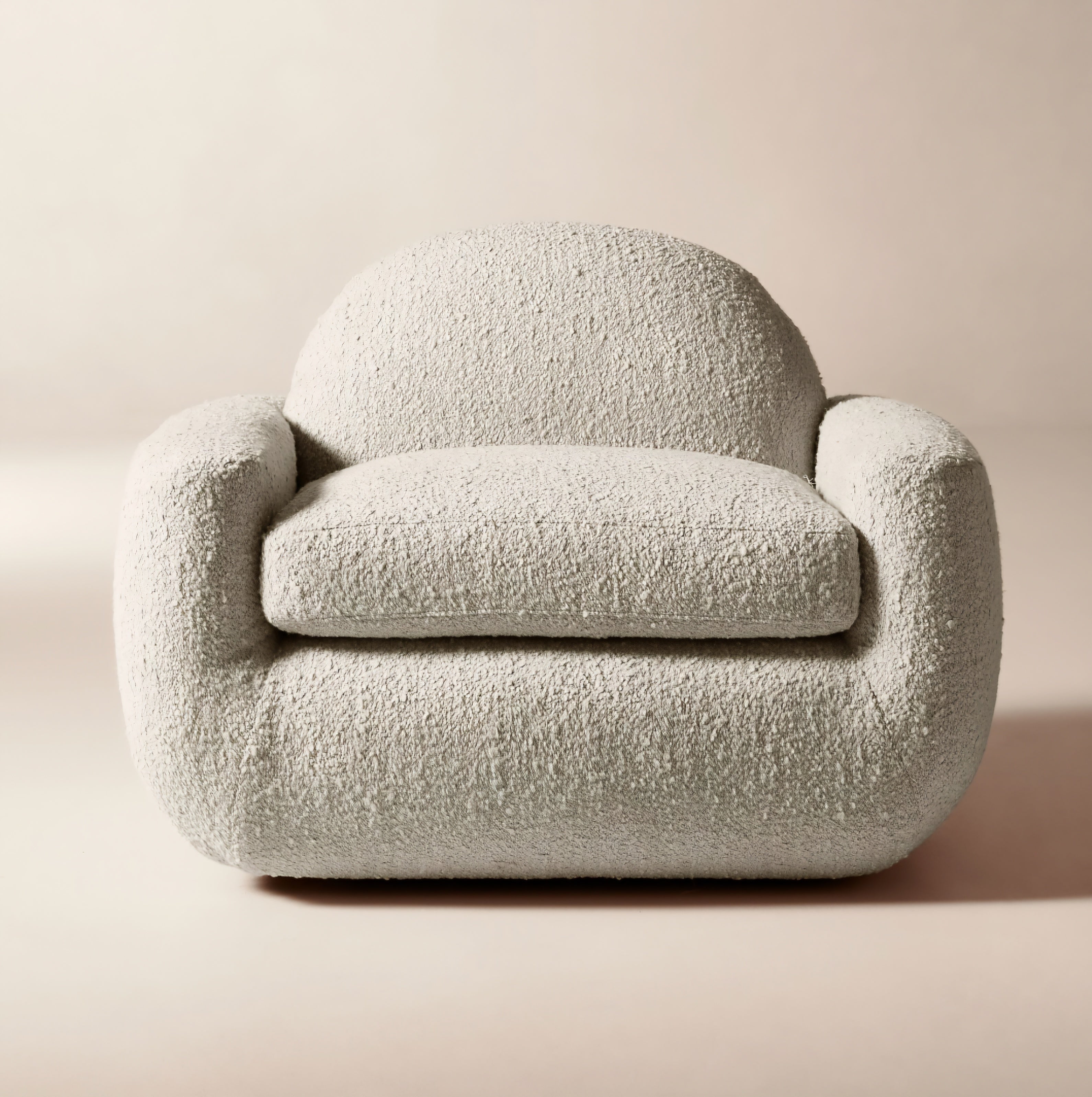 THE ONE × Aldine — Spice Brown Performance Chenille Accent Chair