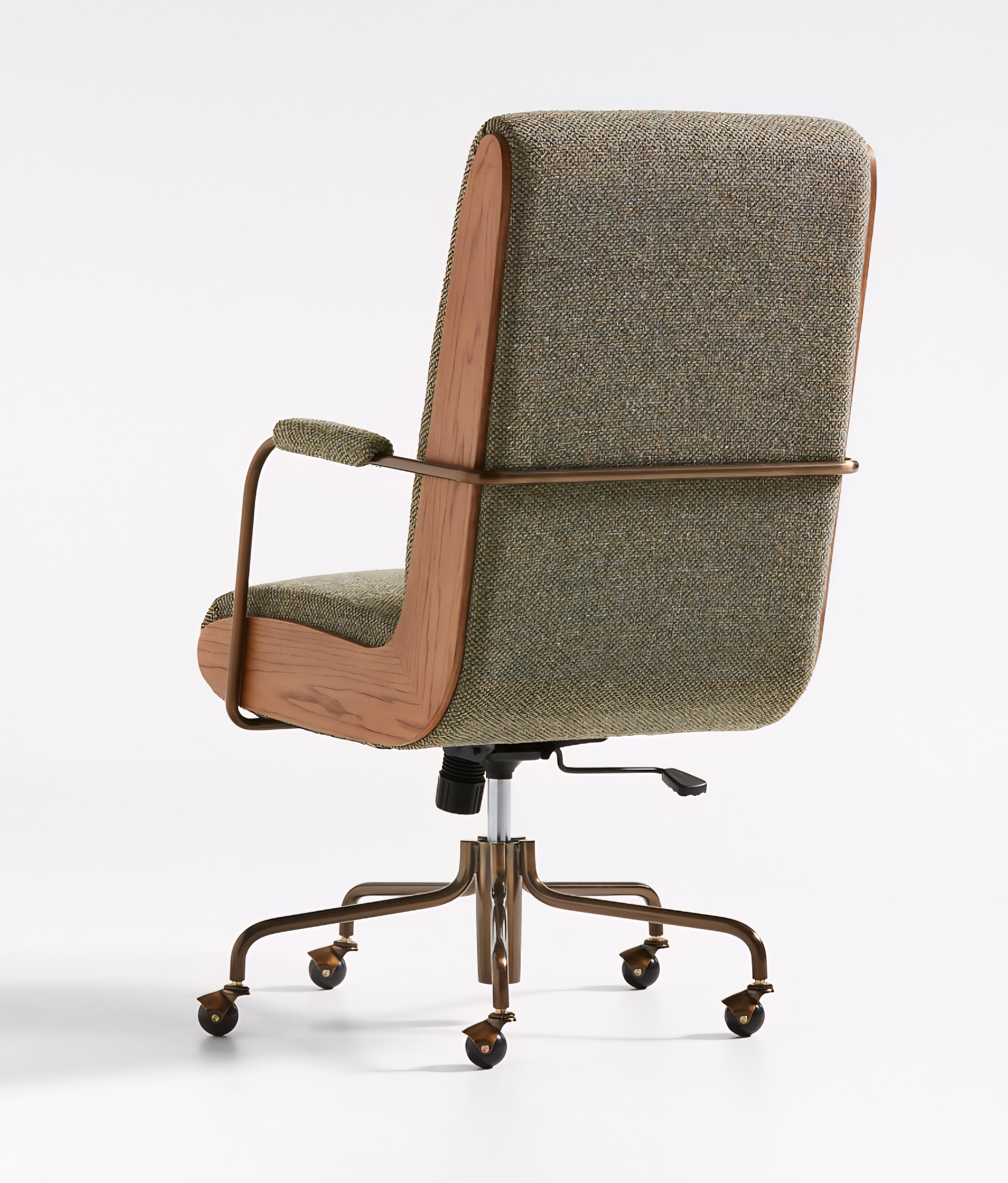 THE ONE × Ellison — Green Woven High-Back Office Chair