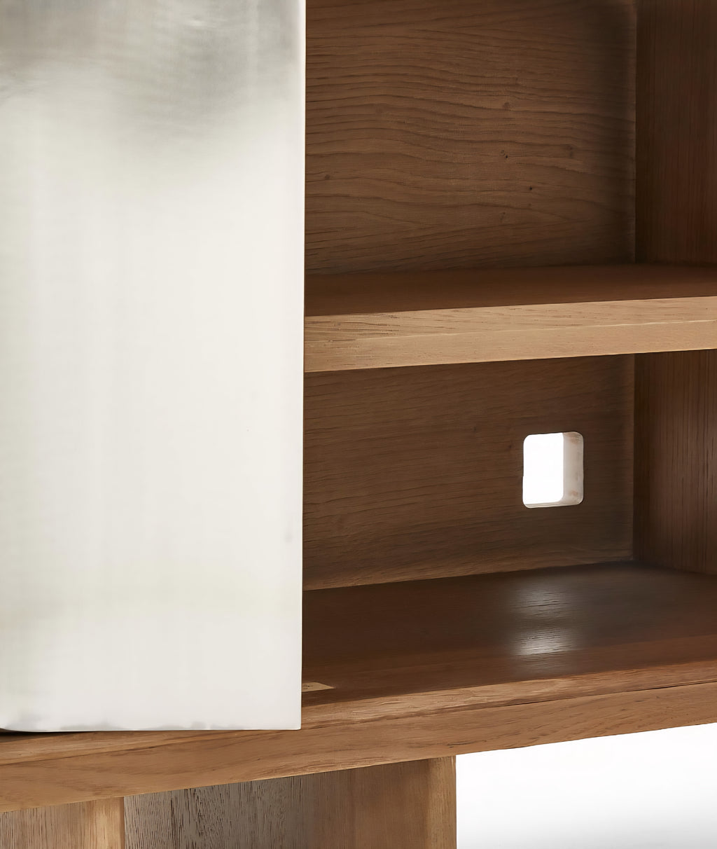 THE ONE × Kibo — Steel and Oak Media Console