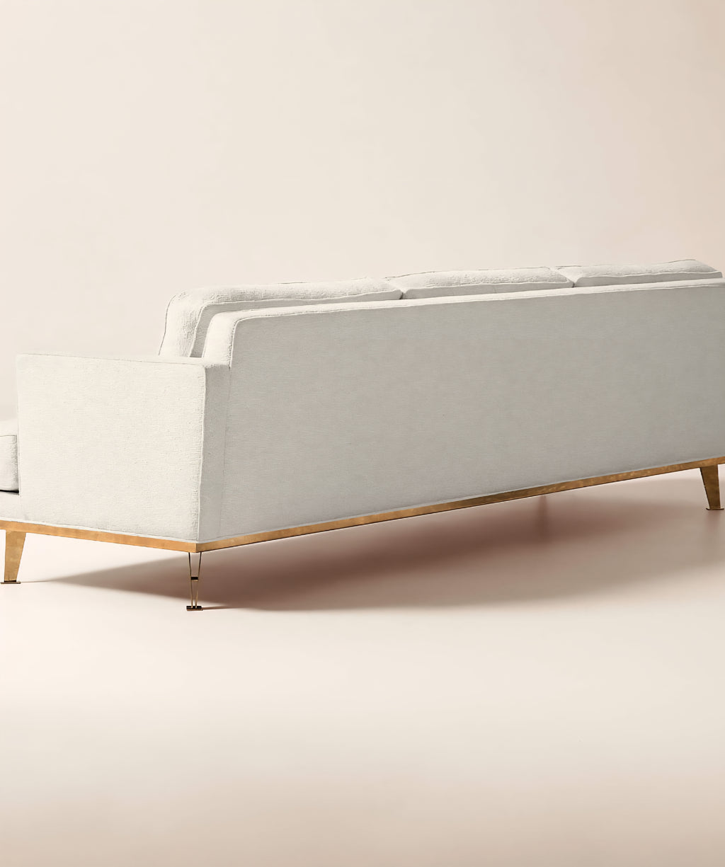 THE ONE × Itero — Off White Performance Fabric Sofa