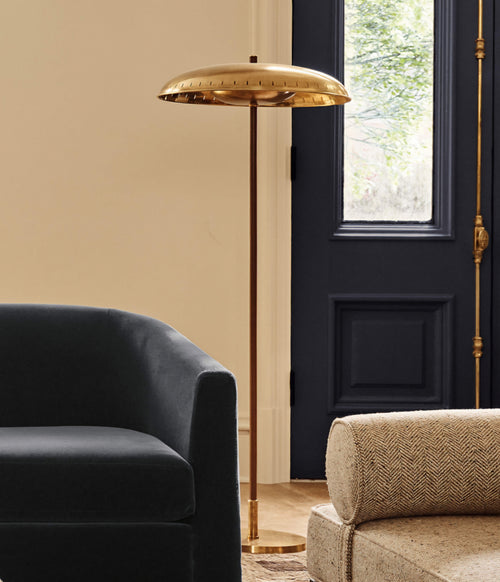 THE ONE × Atelier — Aged Brass Floor Lamp