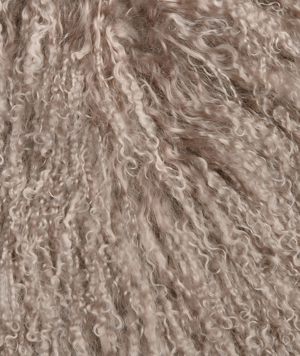 THE ONE × Mongolian Sheepskin Ottoman