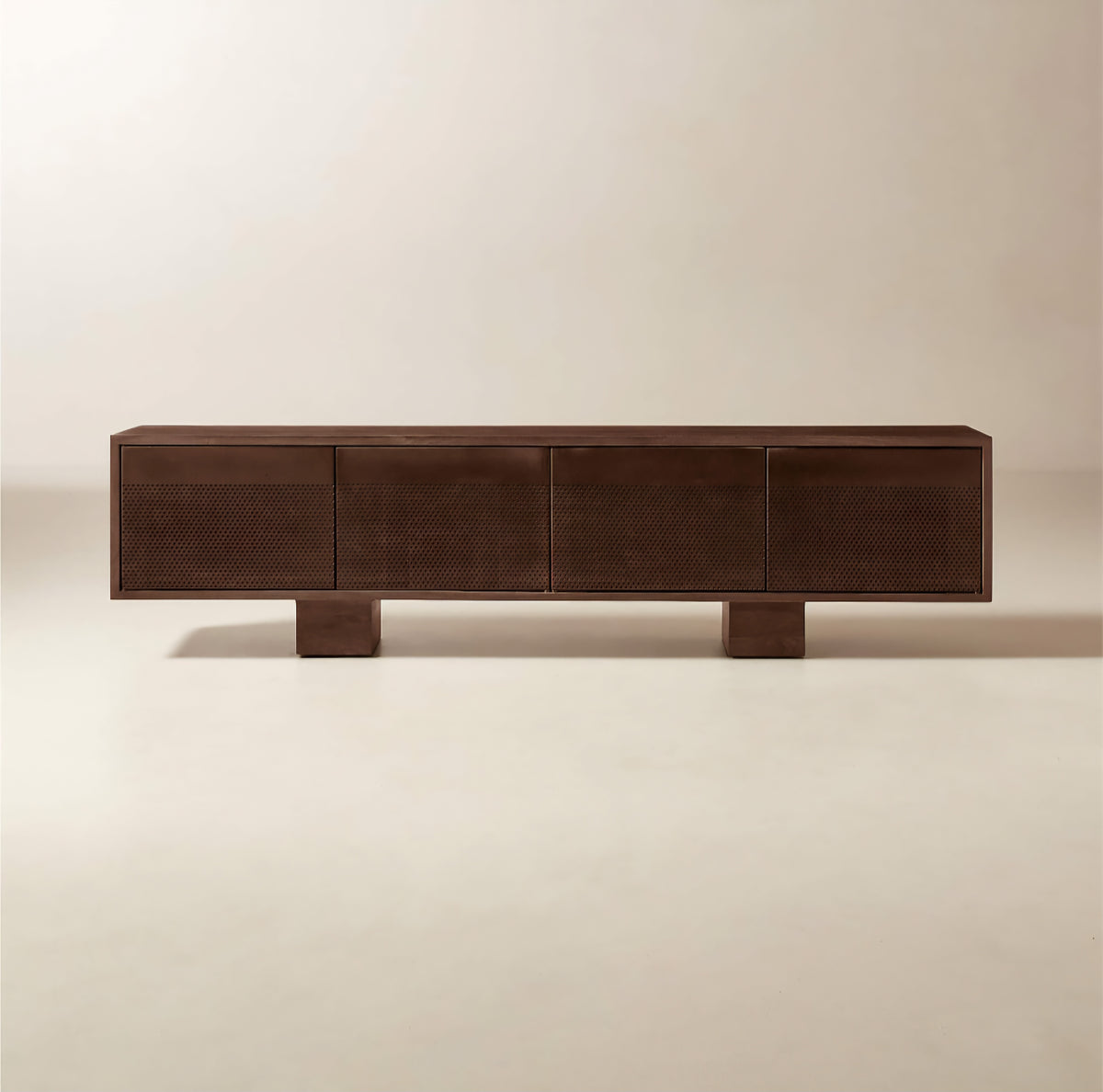 THE ONE × Martinez — Acacia and Bronze Metal Credenza