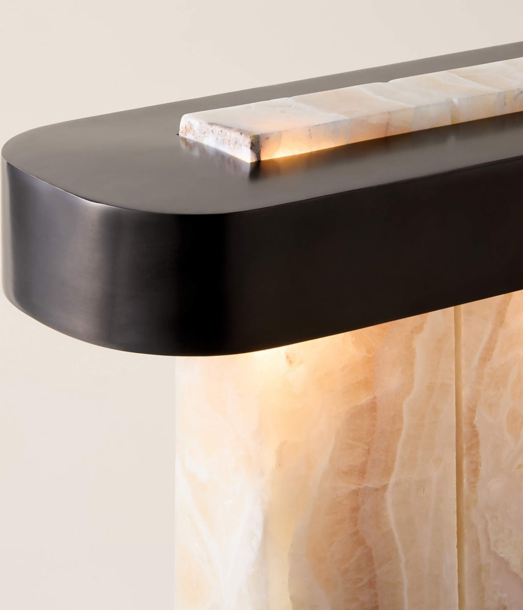 THE ONE × Lastra — White Onyx Table Lamp