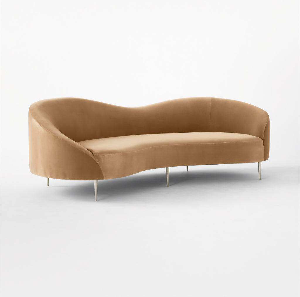 THE ONE × Curvo — White Performance Fabric Sofa by Goop