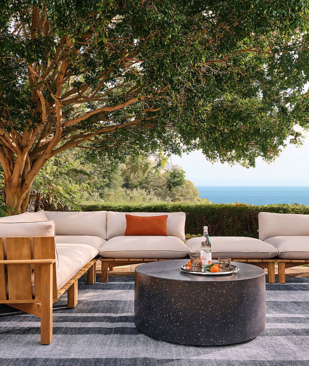 THE ONE × Piero — Round Polished Stainless Steel Serving Tray