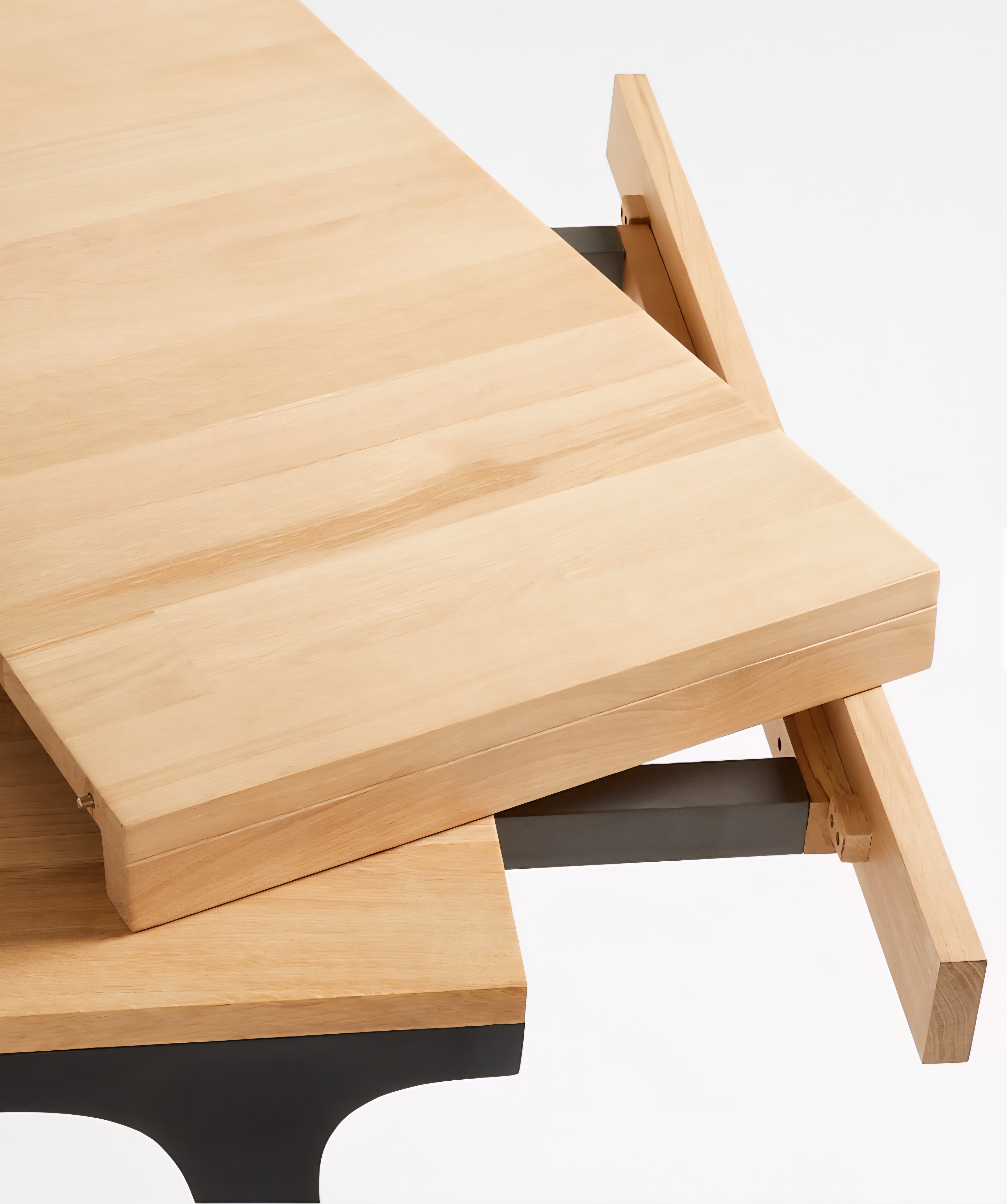 THE ONE × Lakin — White Oak Wood Extendable Dining Table