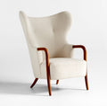 THE ONE × Laso — Ivory Bouclé Accent Chair
