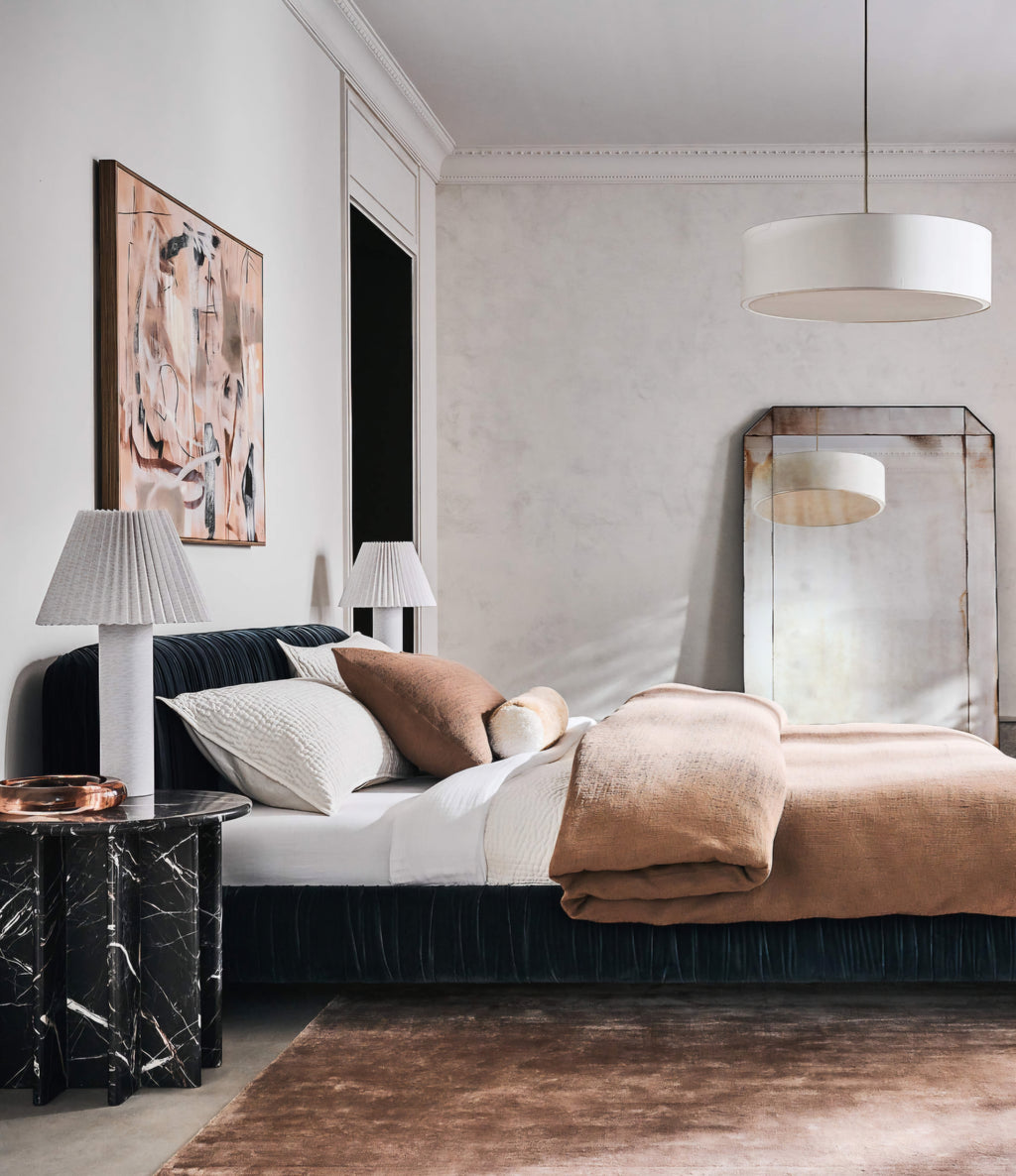 THE ONE × Scrunch — Ivory Table Lamp