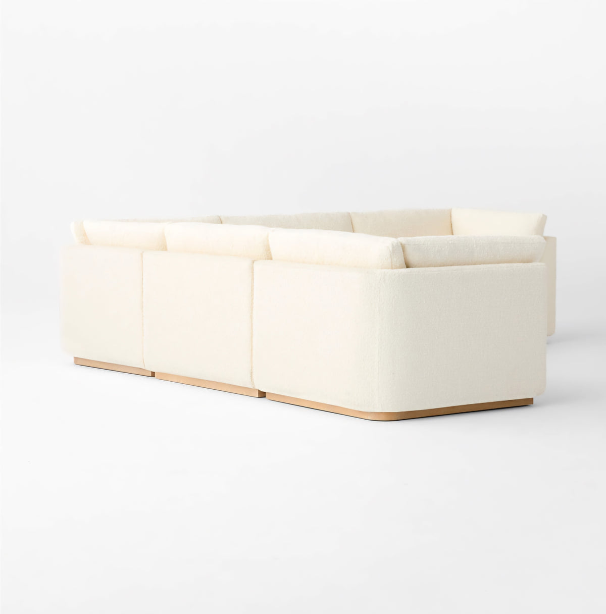THE ONE × Stormo — Ivory Boucle Sectional Sofa