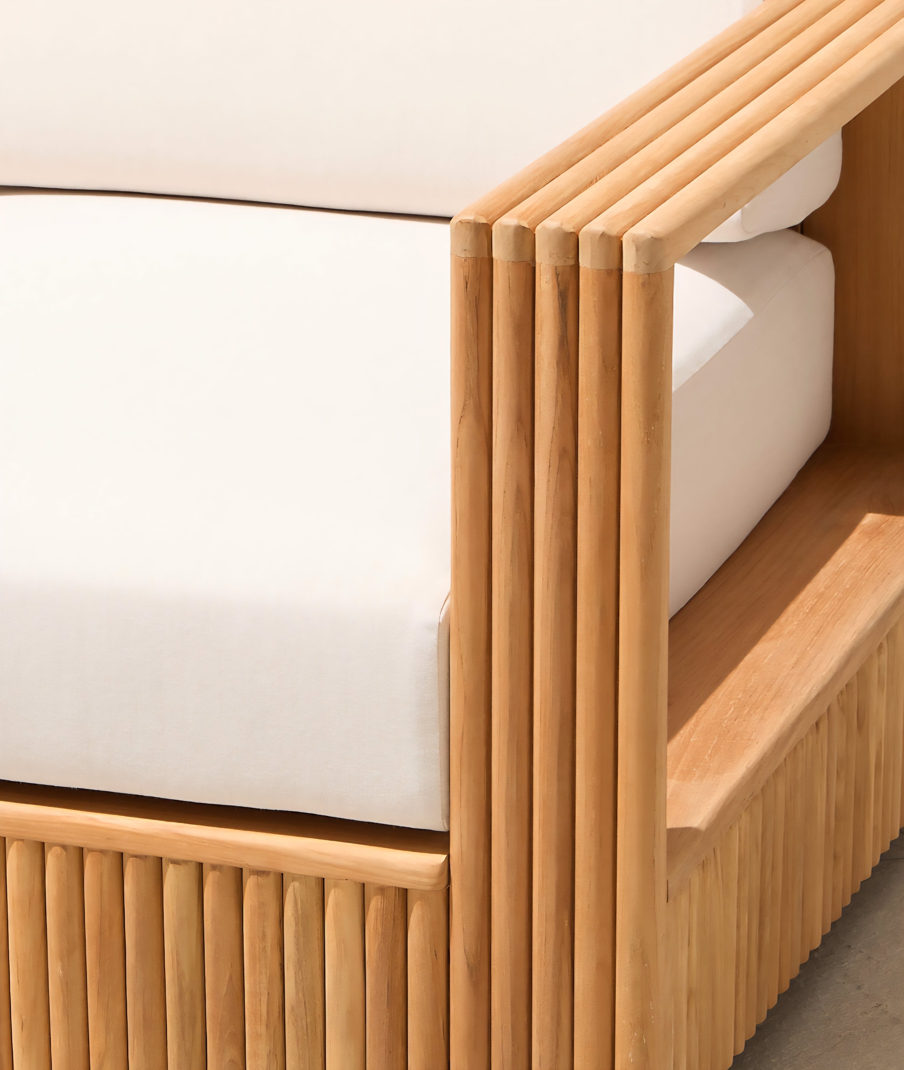 THE ONE × Topia — Teak Outdoor Sectional Collection