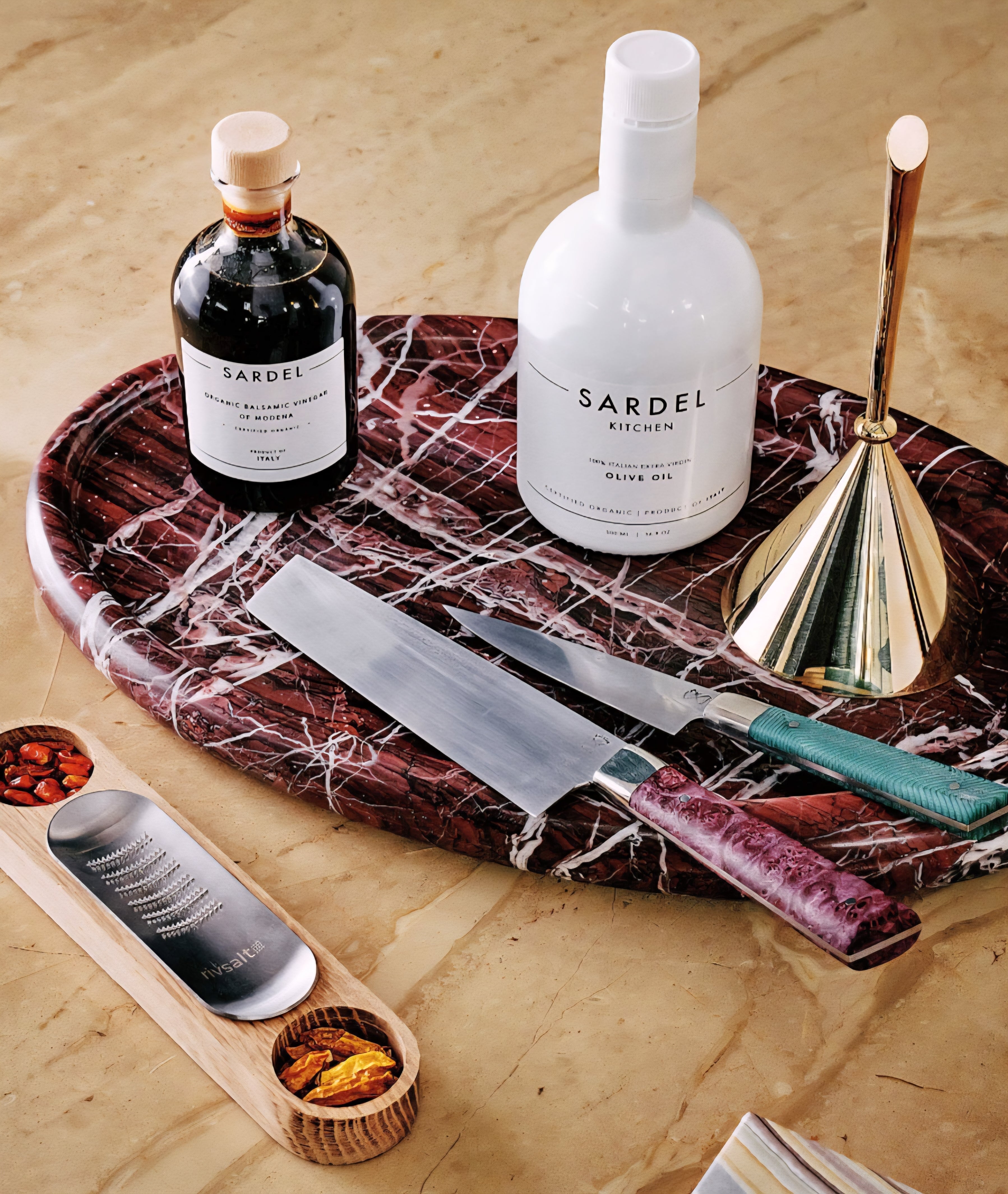 THE ONE × Pave — Oval Marble Serving Tray