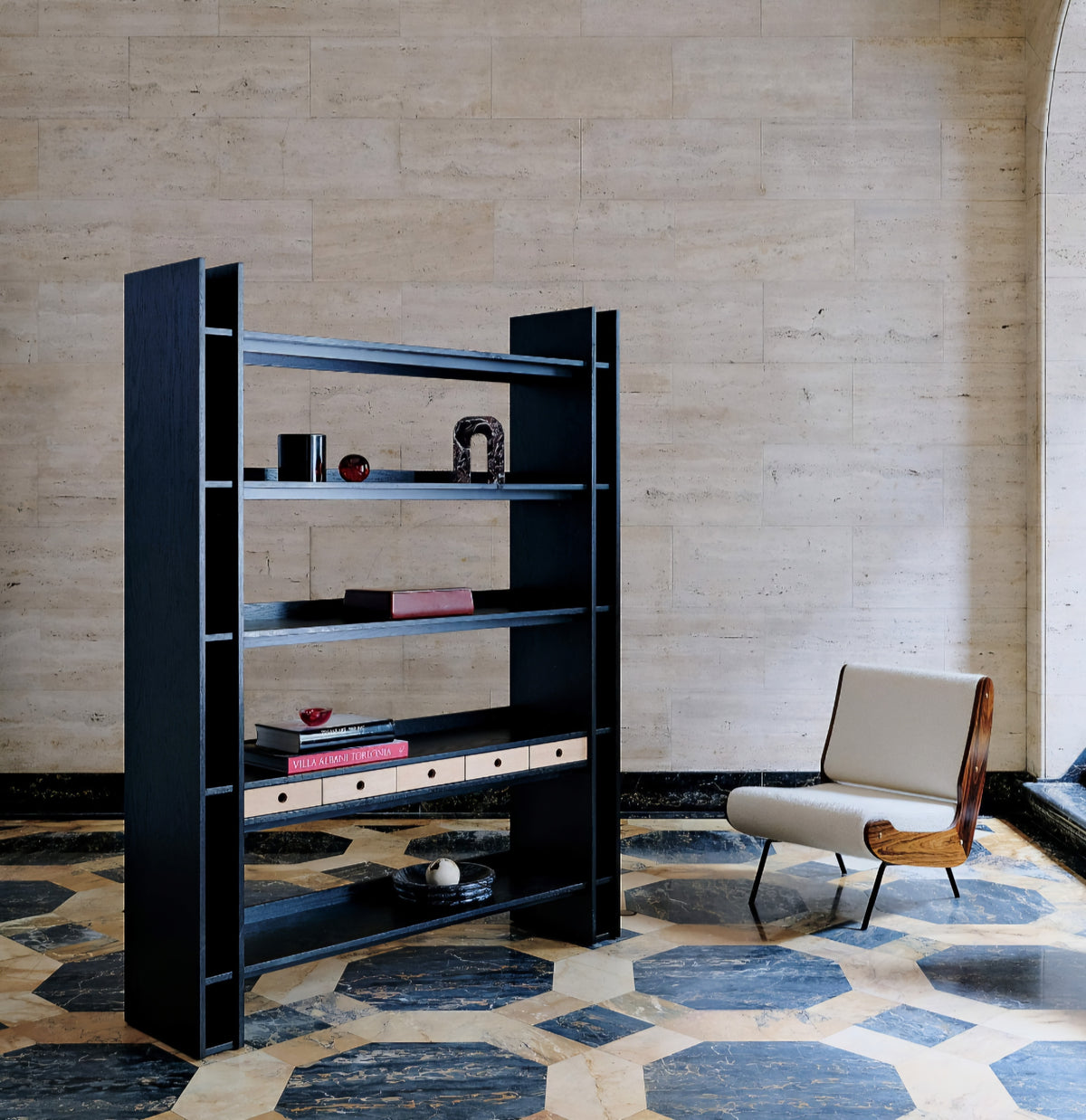 THE ONE × Meda — Ivory Wool Lounge Chair
