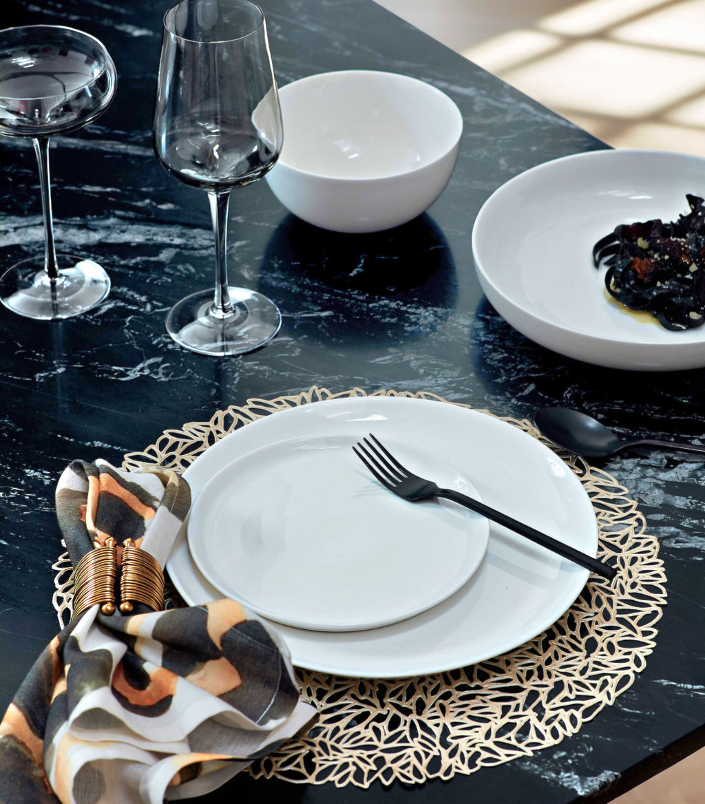 THE ONE × Contact — White Ceramic Serving Bowl