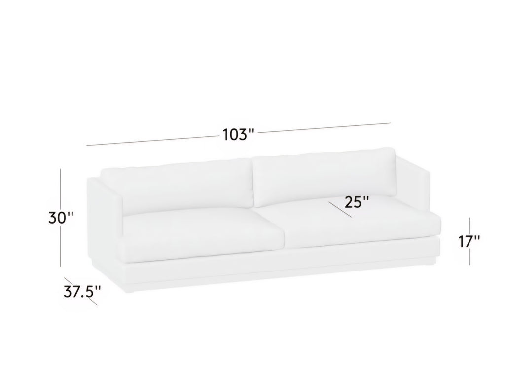 THE ONE × Seneca — Off-White Performance Fabric Sleeper Sofa