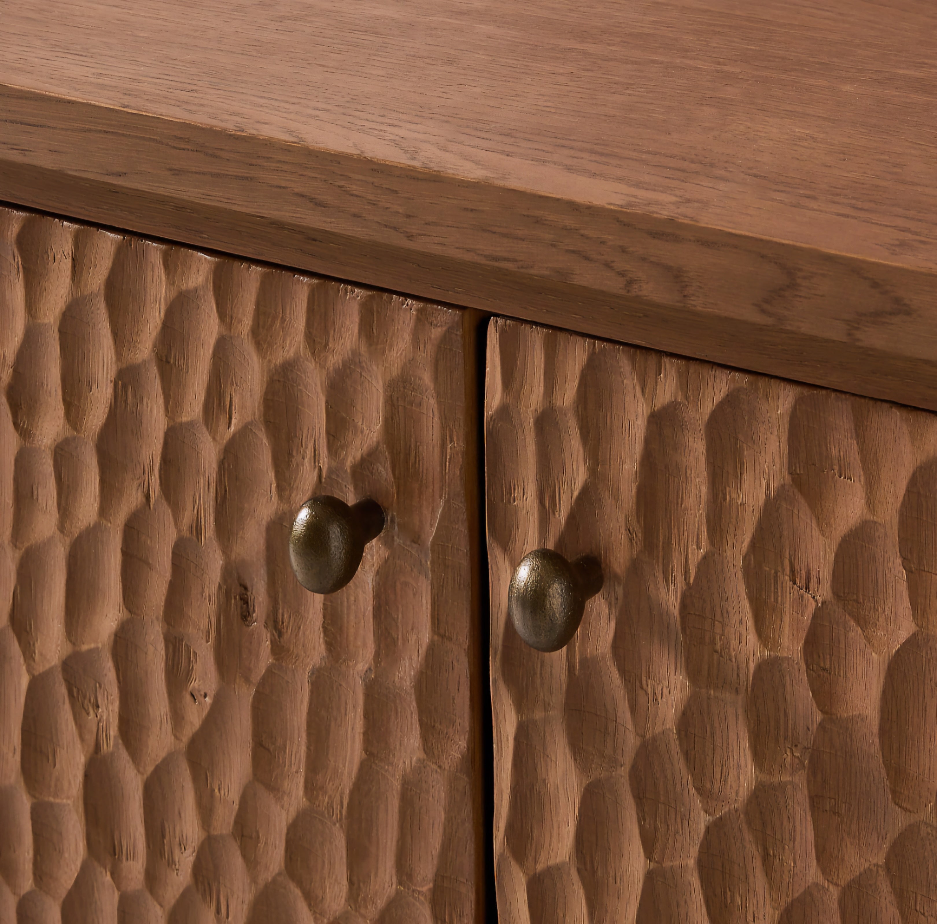 THE ONE × Hawk — Carved White Oak Entryway Cabinet