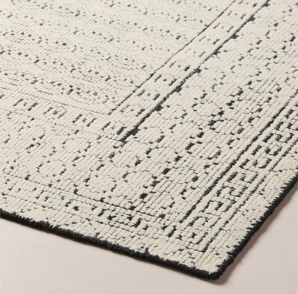 THE ONE × Calero — Hand-Knotted Warm White New Zealand Wool Area Rug