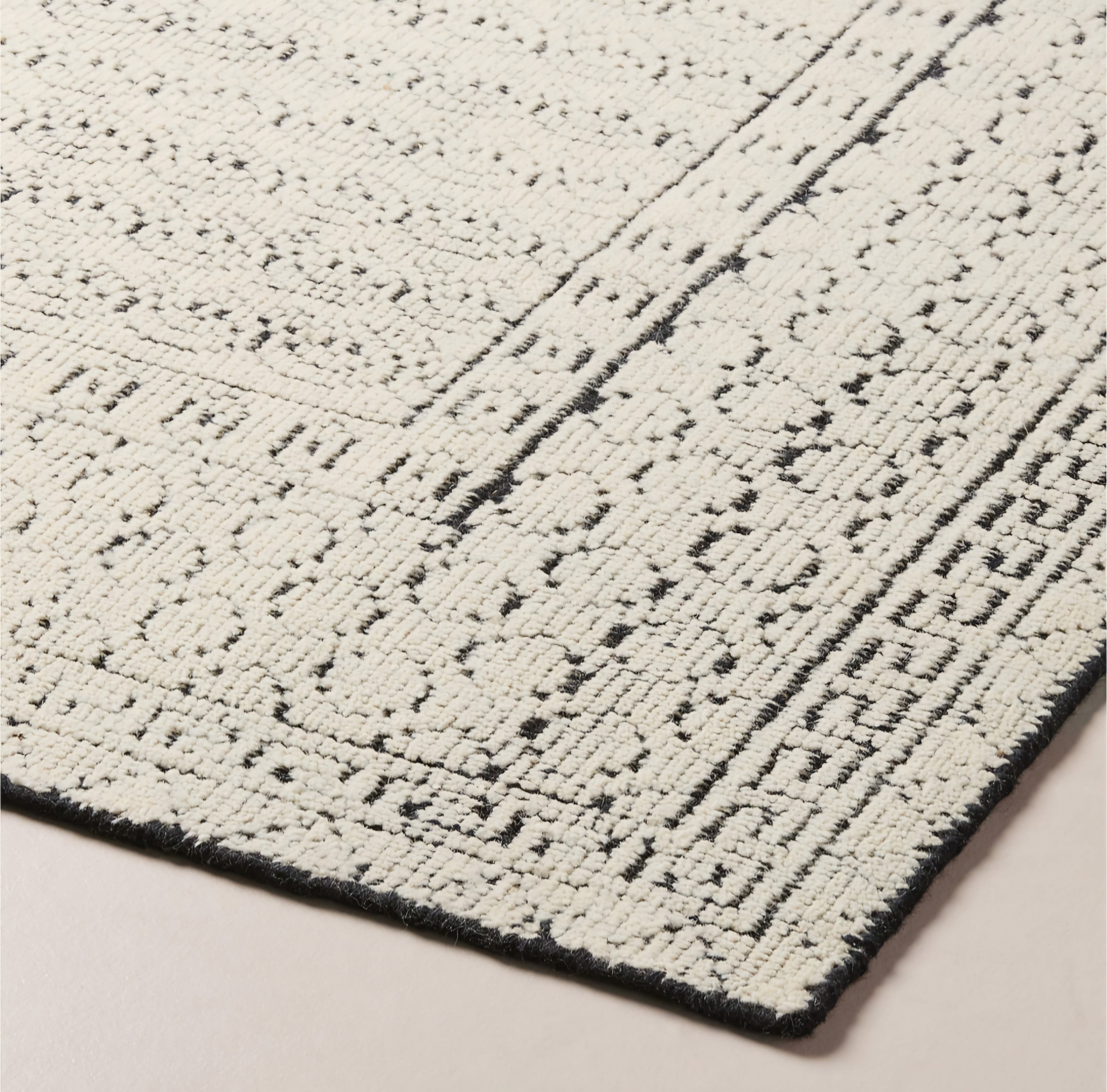 THE ONE × Calero — Hand-Knotted Warm White New Zealand Wool Area Rug
