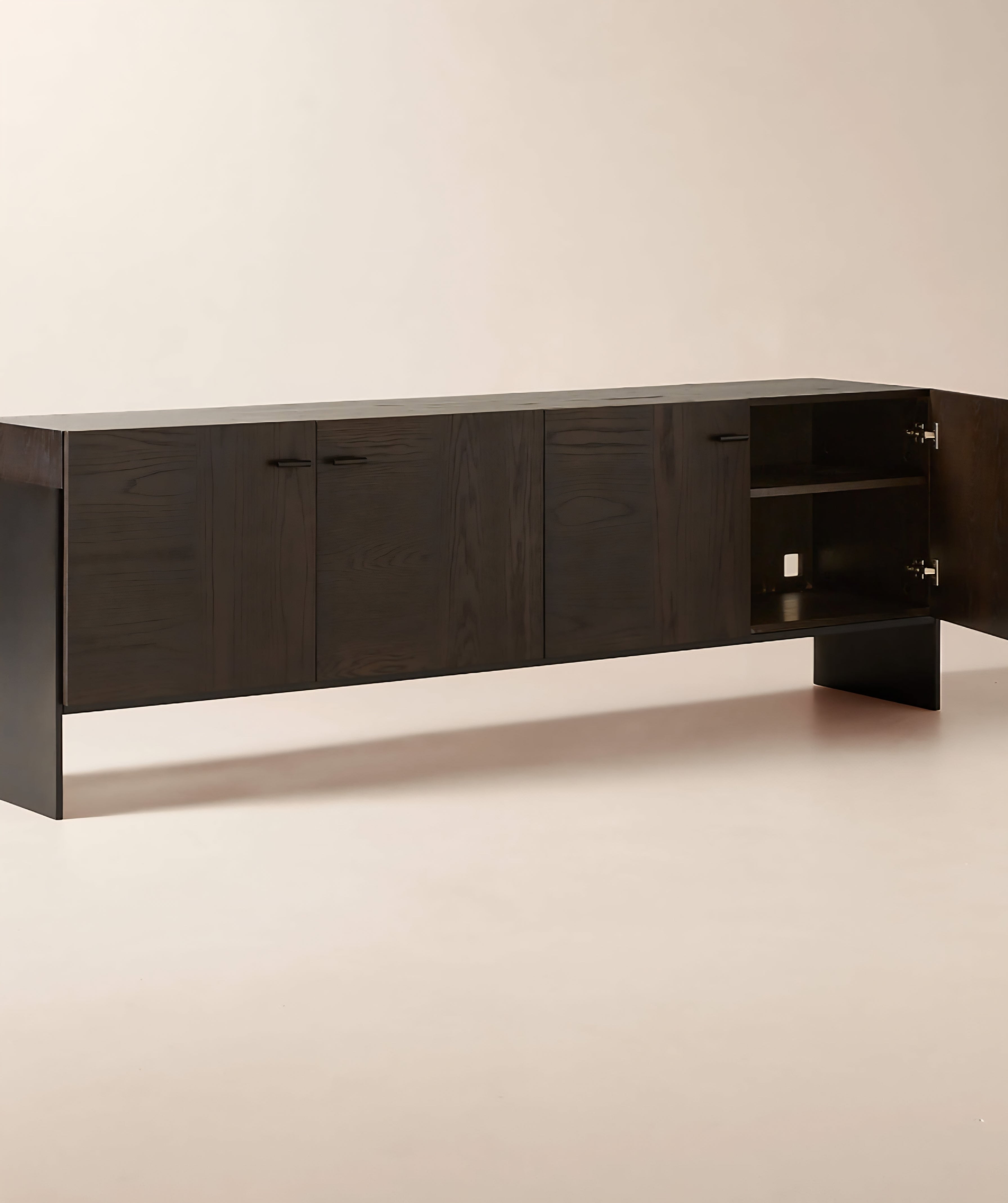 THE ONE × Dante — Dark Wood and Metal Credenza