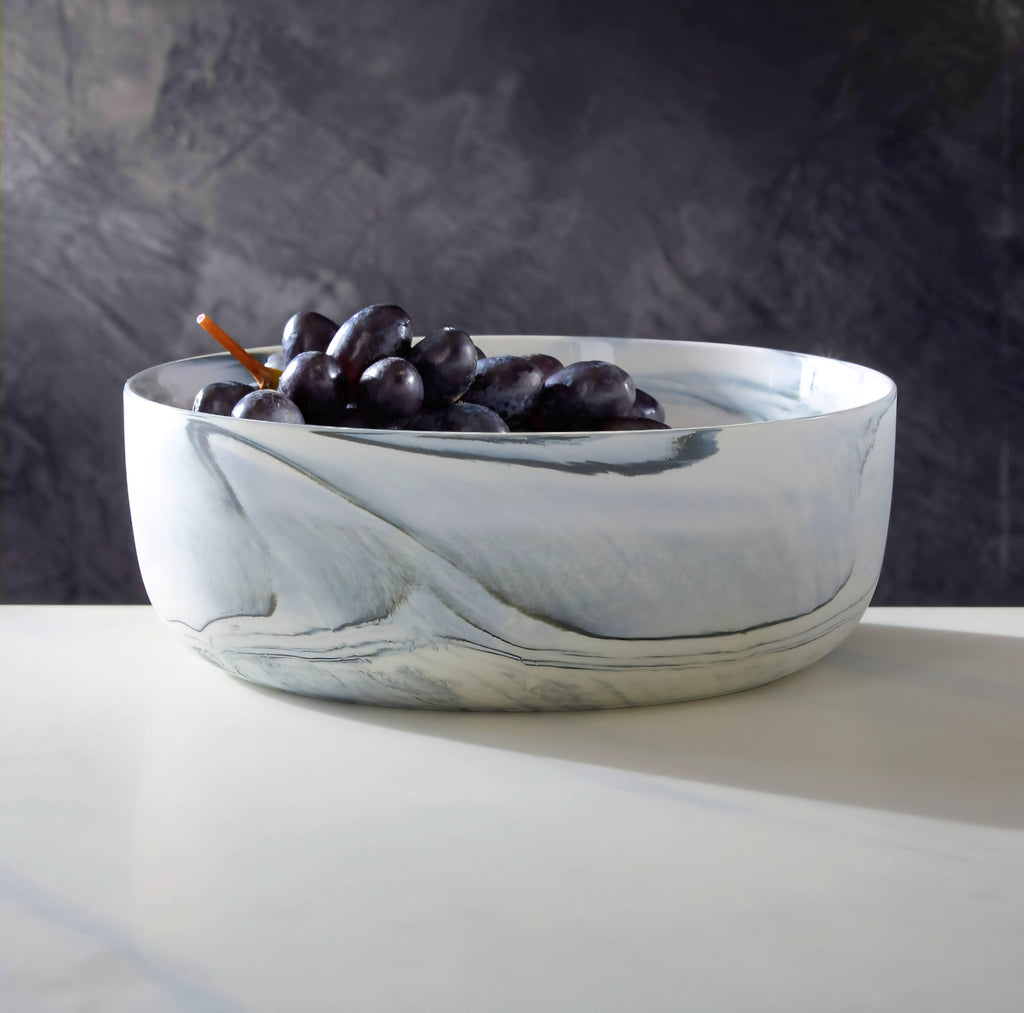 THE ONE × Swirl — Black and White Serving Bowl