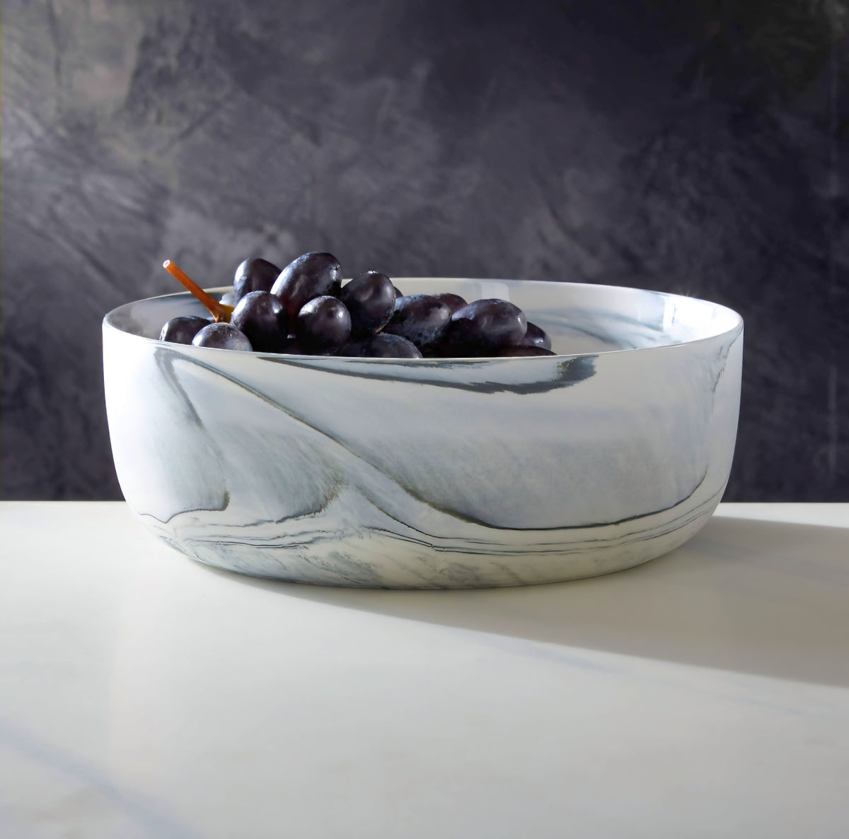 THE ONE × Swirl — Black and White Serving Bowl