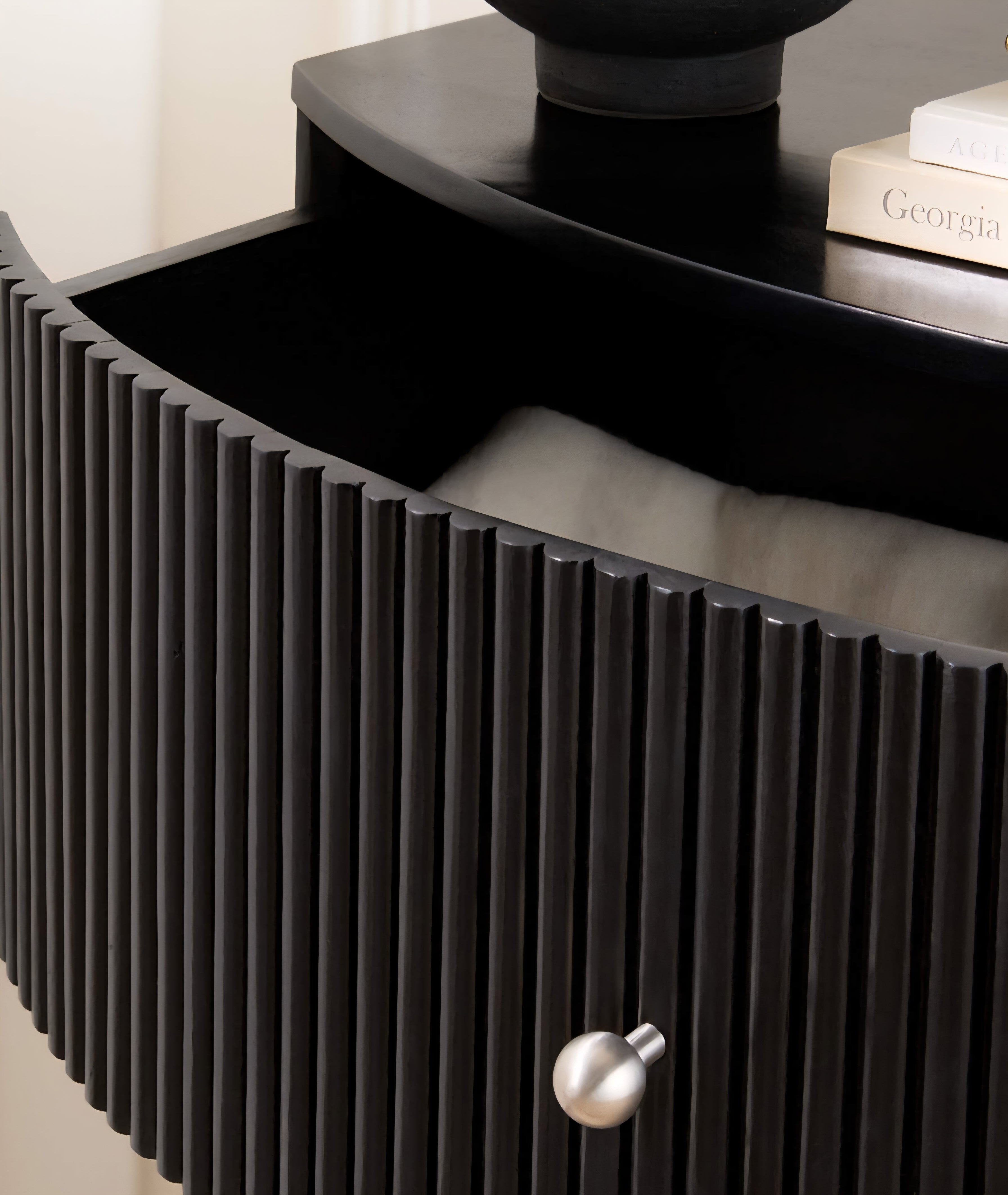 THE ONE × Cameo — Fluted Wood Tall Dresser