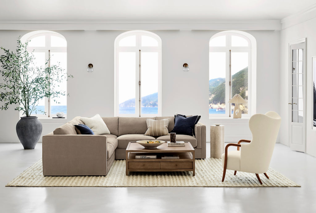 THE ONE × Laso — Ivory Bouclé Accent Chair