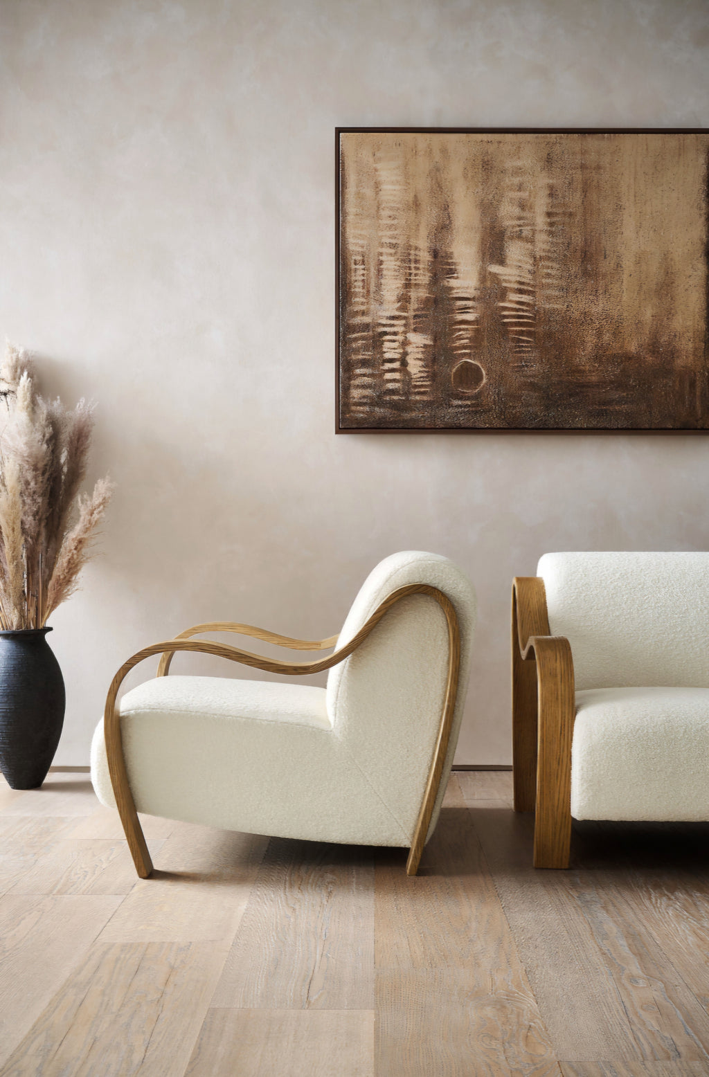THE ONE × Bisou — Wood Accent Chair