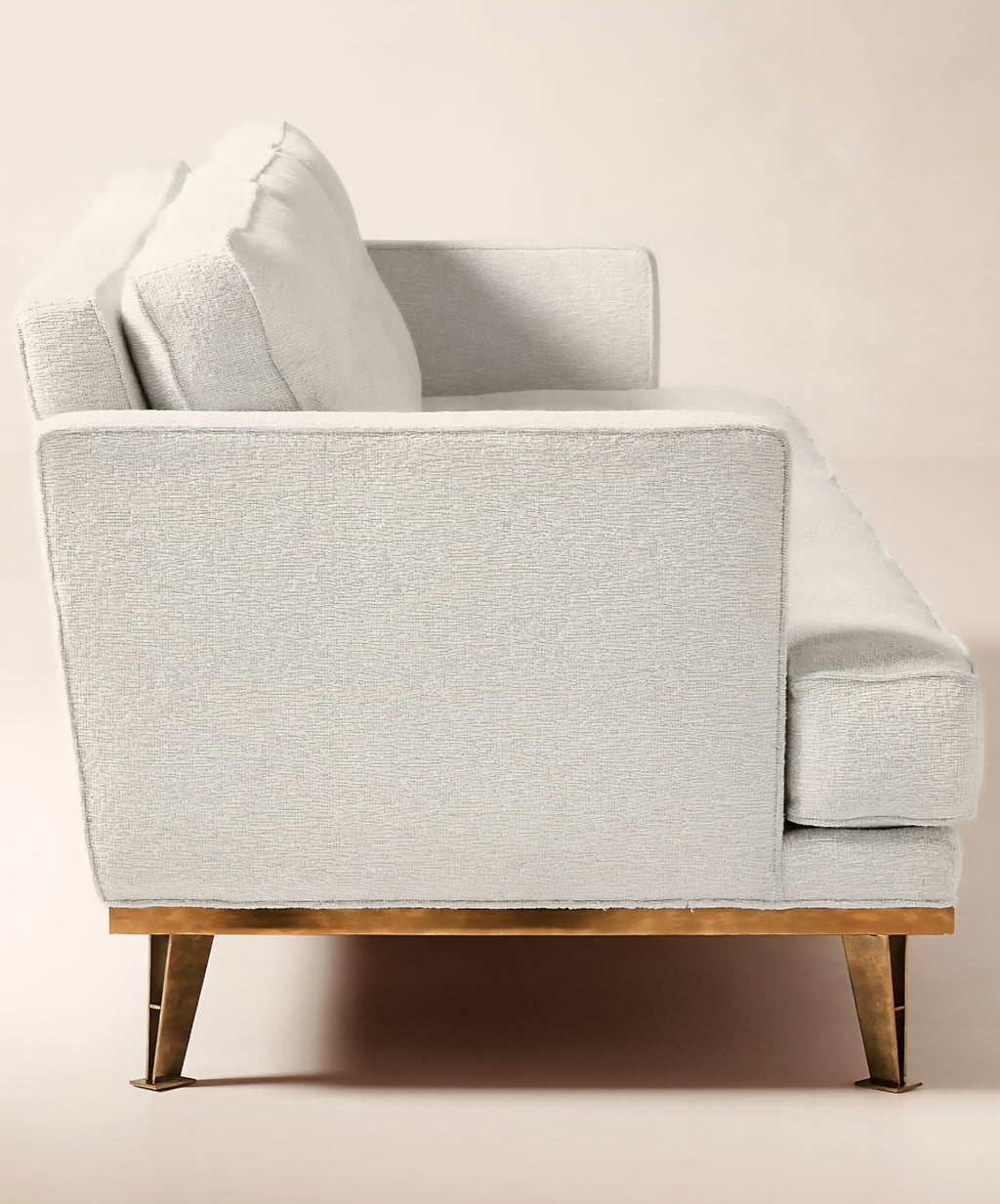 THE ONE × Itero — Off White Performance Fabric Sofa