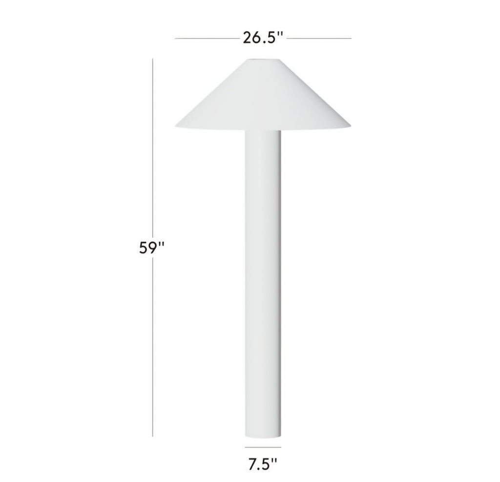 THE ONE × Gigi — Polished Stainless Steel Floor Lamp