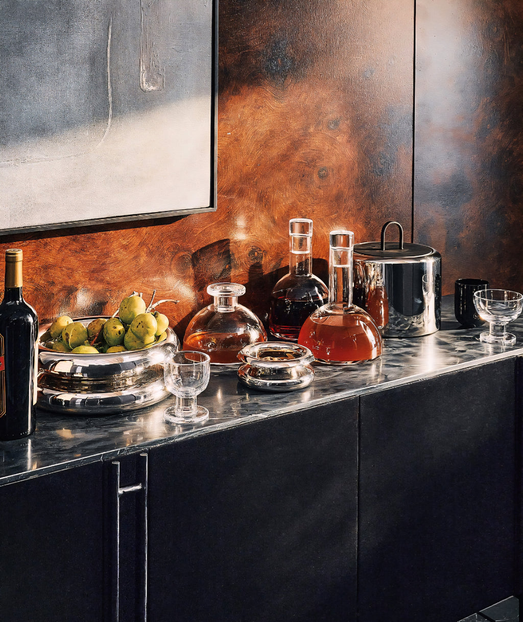 THE ONE × Piero — Polished Stainless Steel Serving Bowl