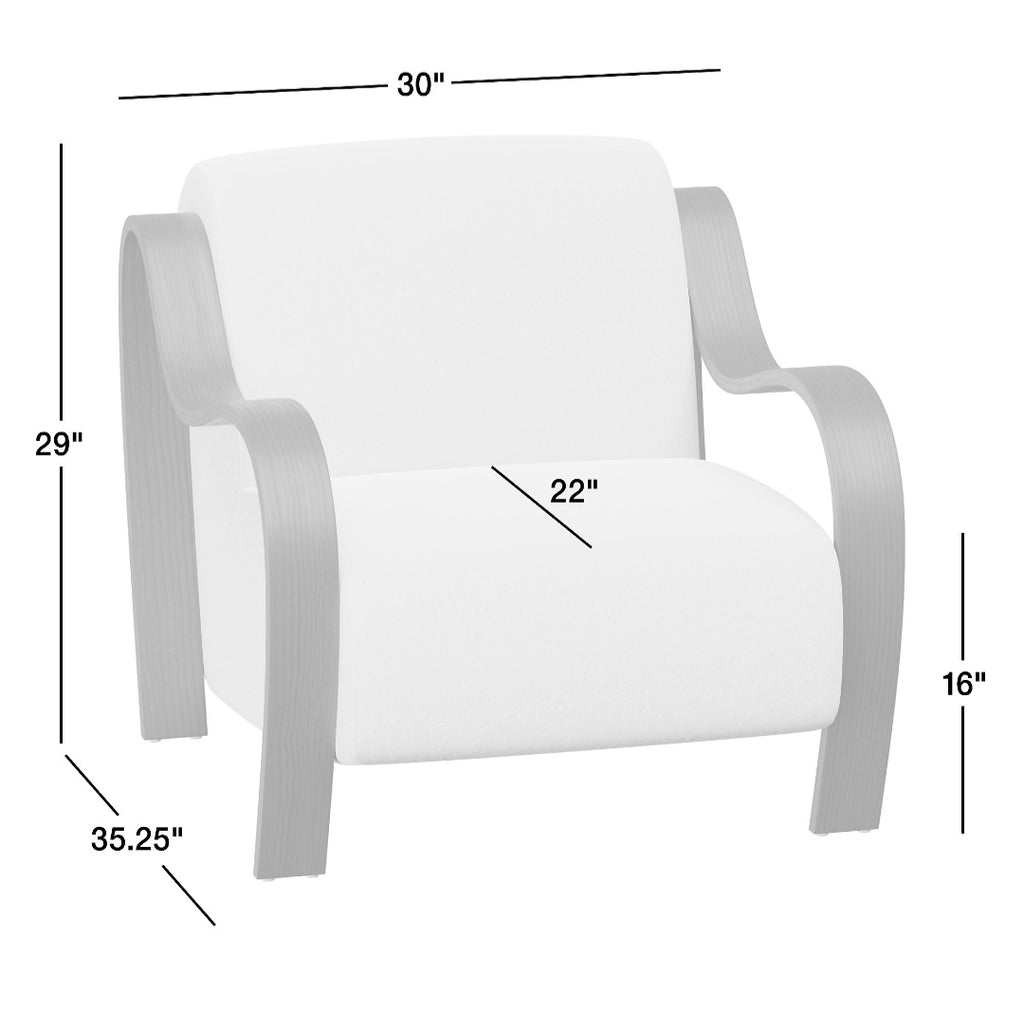 THE ONE × Bisou — Wood Accent Chair