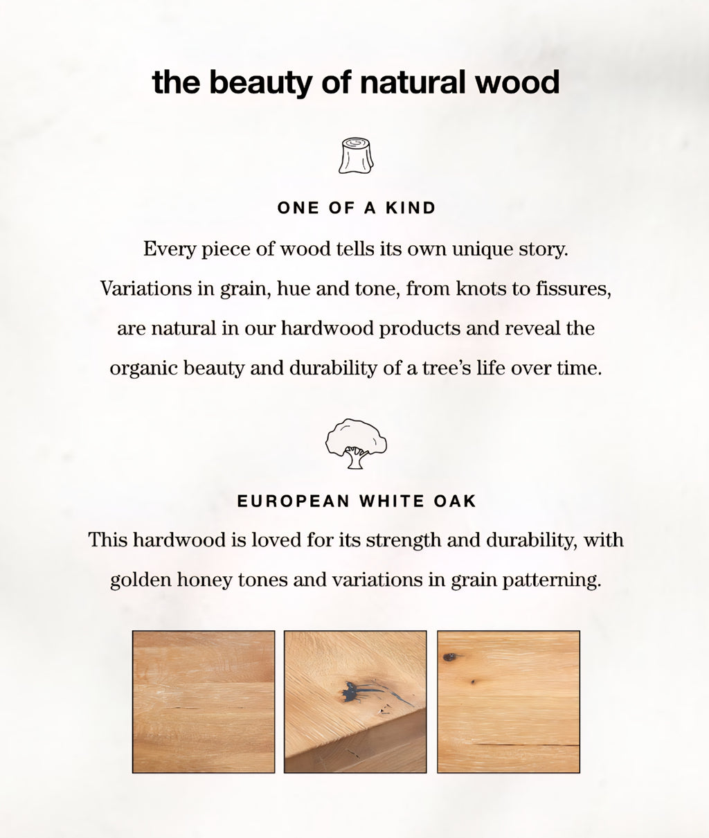 THE ONE × Terra — Natural White Oak Dining Table