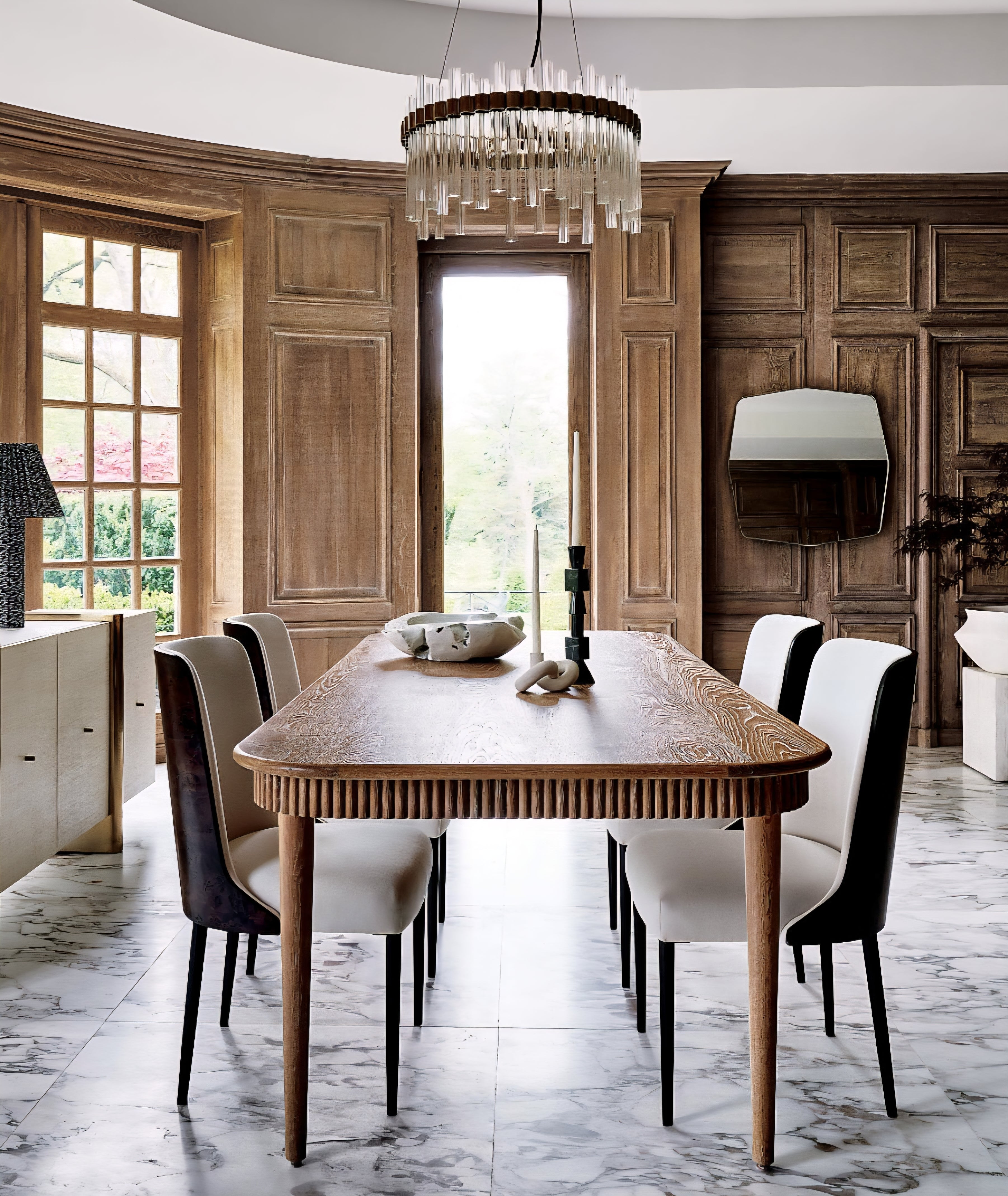 THE ONE × Providence — Cerused Oak Dining Table