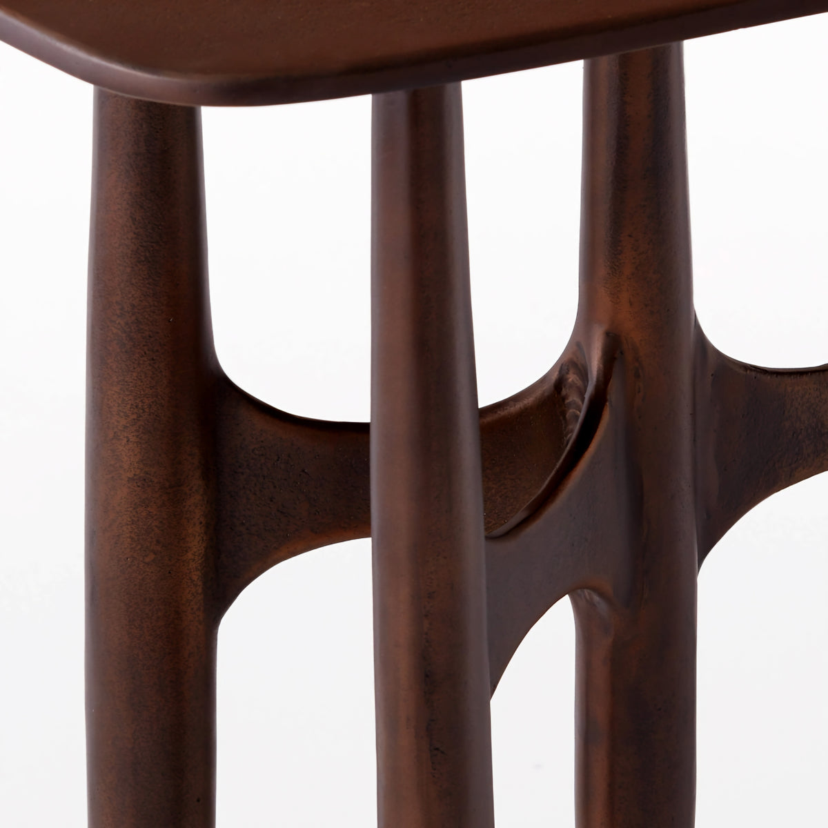 THE ONE × Bixby — White Cast Aluminum Console Table