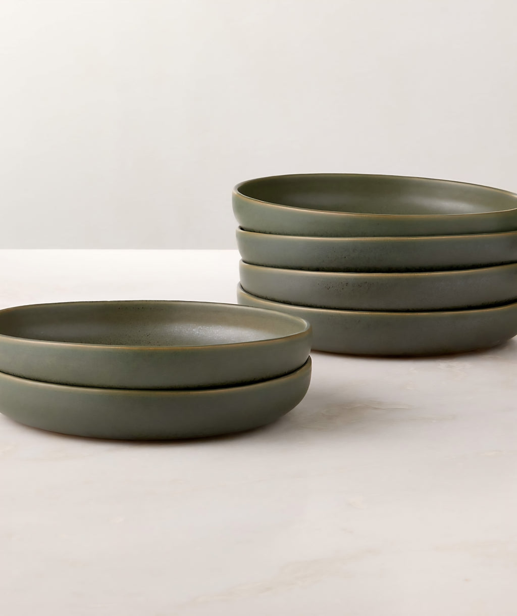 THE ONE × Drift — Reactive Glaze Pasta & Soup Bowls