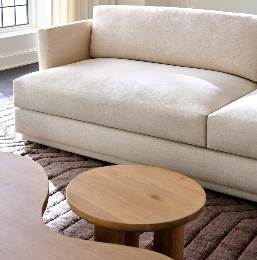 THE ONE × Seneca — Off-White Performance Fabric Sleeper Sofa