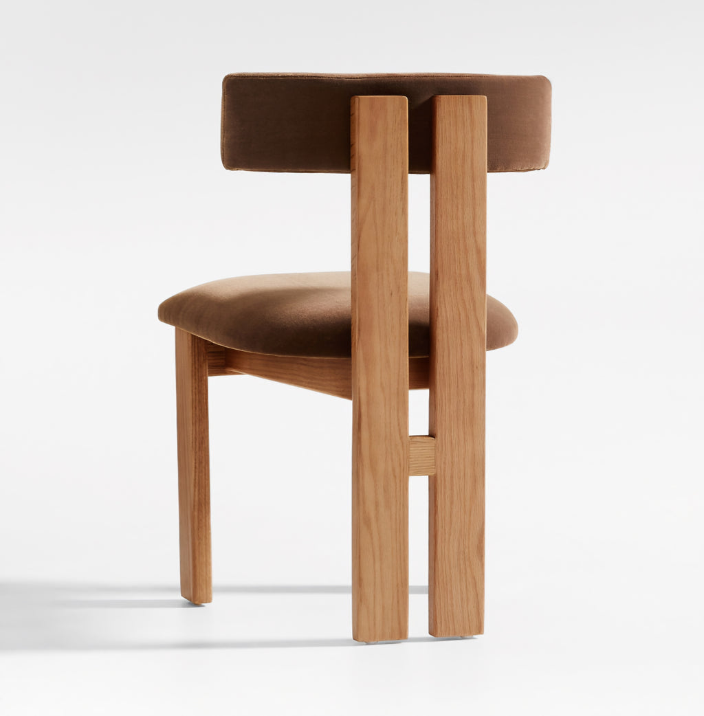 THE ONE × Ceremonie — Chaise de salle à manger en bouclé