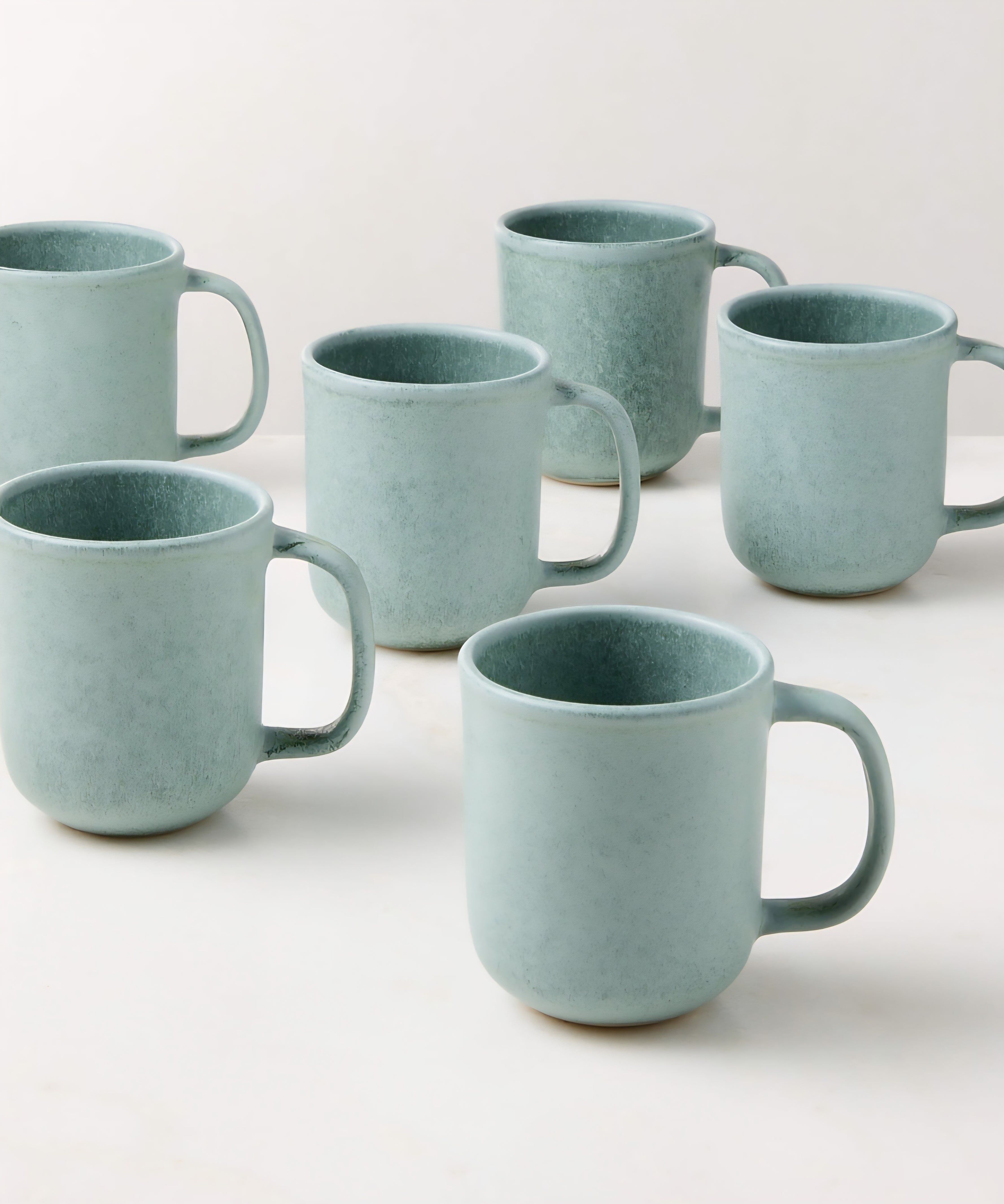 THE ONE × Drift — Reactive Glaze Mugs (Set of 6)
